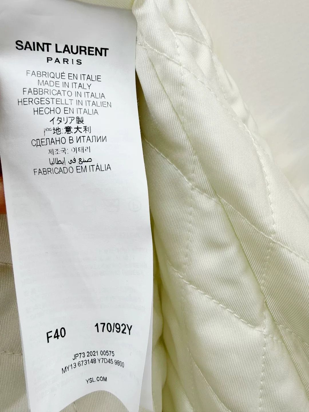 Saint Laurent Paris Saint Laurent New With Tags Coat Size S / US 4 / IT 40 - 4 Thumbnail