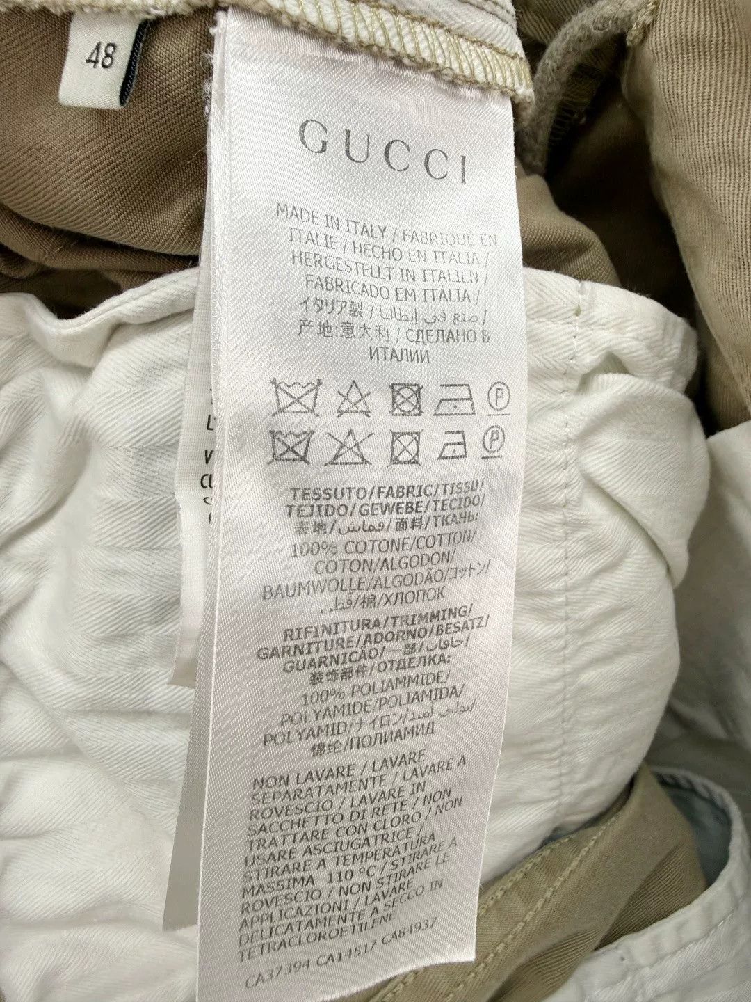 Gucci Gucci Men's Pants Size 48 Size US 32 / EU 48 - 7 Thumbnail