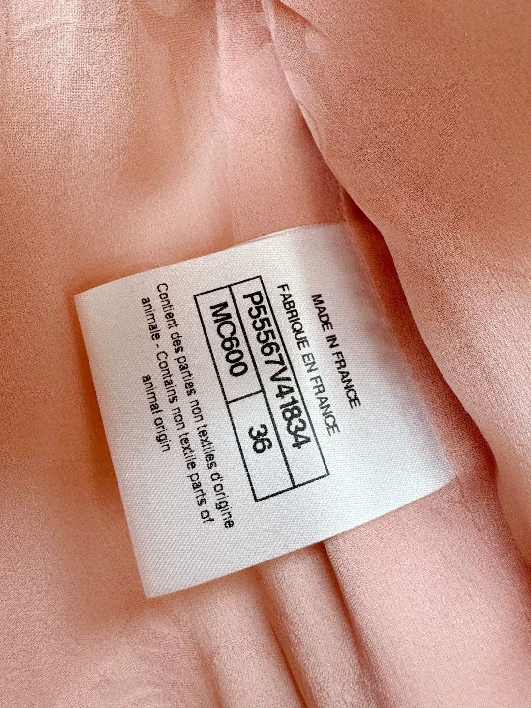 Chanel Chanel Pink Women's Blazer Size XS / US 0-2 / IT 36-38 - 6 Thumbnail