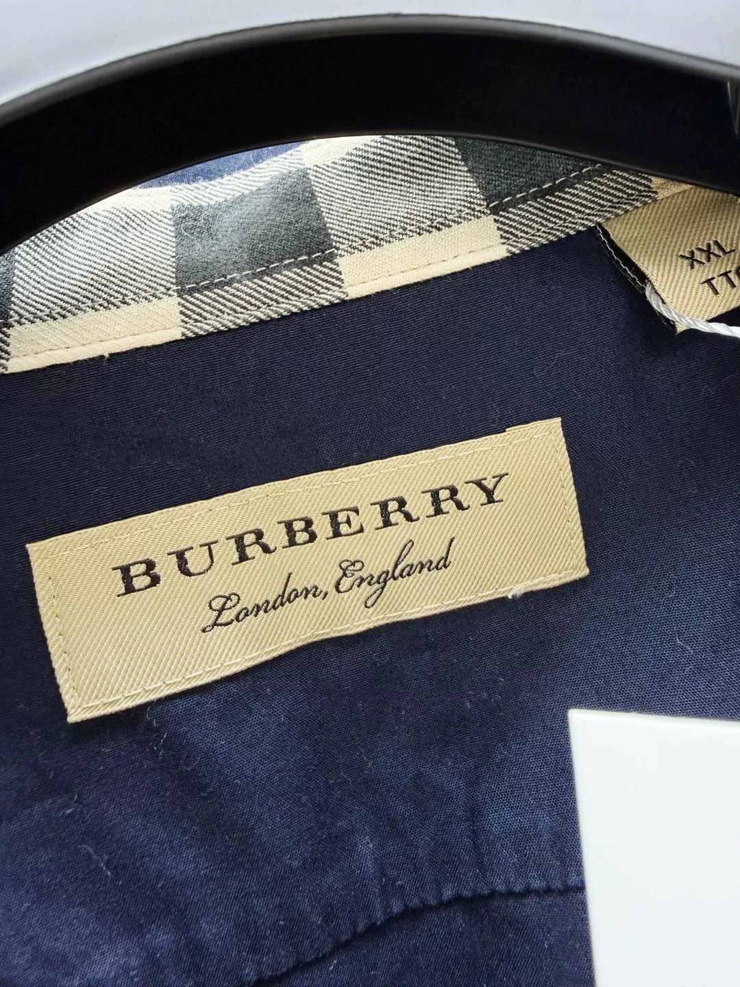 Burberry Burberry Dark Blue War Horse Shirt Size US XXL / EU 58 / 5 - 7 Thumbnail