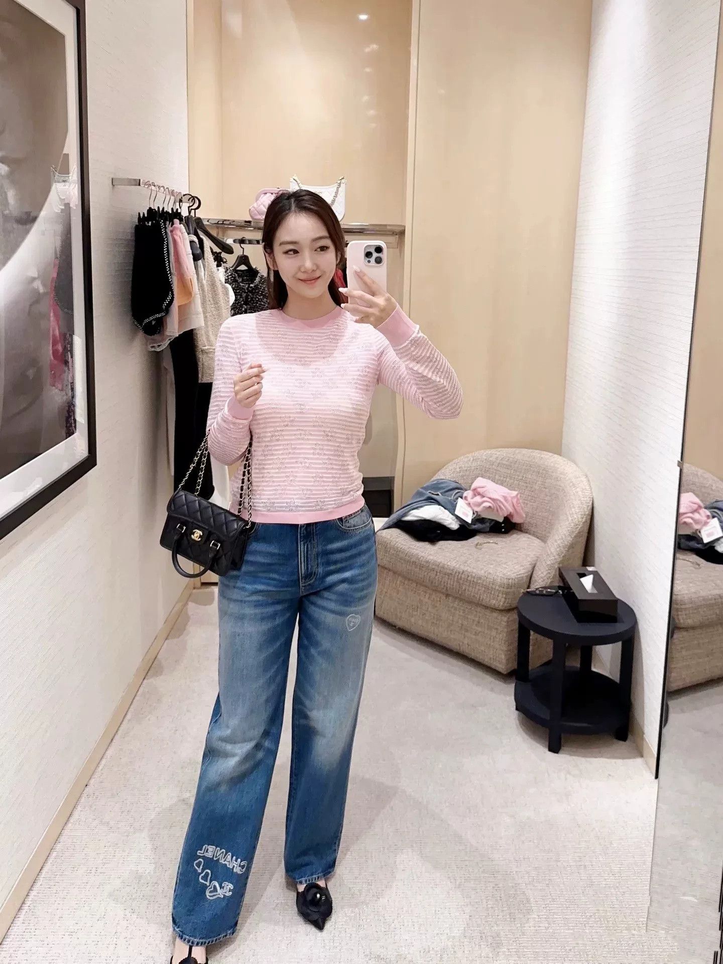 Chanel Chanel New Embroidered Jeans with Tags Size 36" / US 14 / IT 50 - 8 Thumbnail