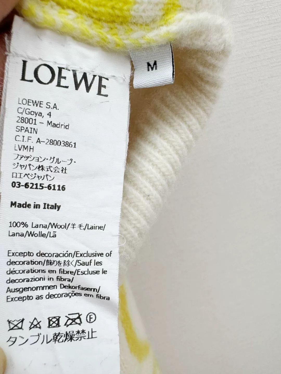 Loewe Loewe Wool Intarsia Knit Sweater Size US M / EU 48-50 / 2 - 5 Thumbnail