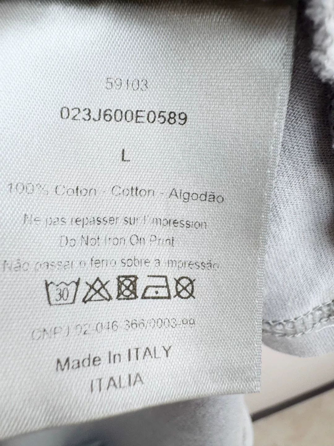 Dior Dior Short-Sleeve T-Shirt L Size US L / EU 52-54 / 3 - 5 Thumbnail