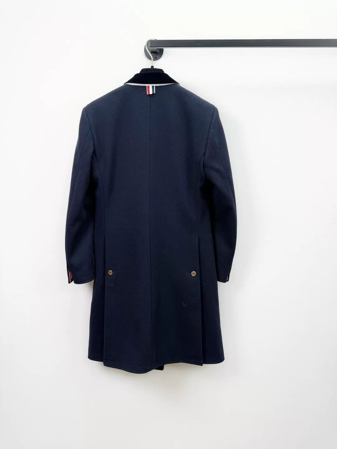 Thom Browne Thom Browne TB Wool Silk Coat Size S / US 4 / IT 40 - 4 Thumbnail