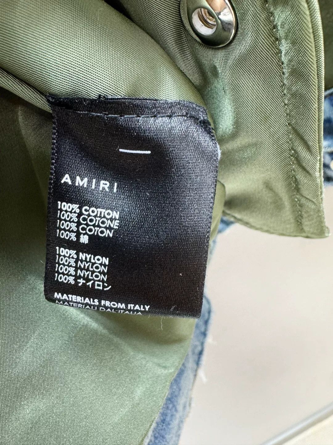 Amiri Amiri New Tag Double-Sided Cotton Denim Jacket Size US L / EU 52-54 / 3 - 8 Thumbnail