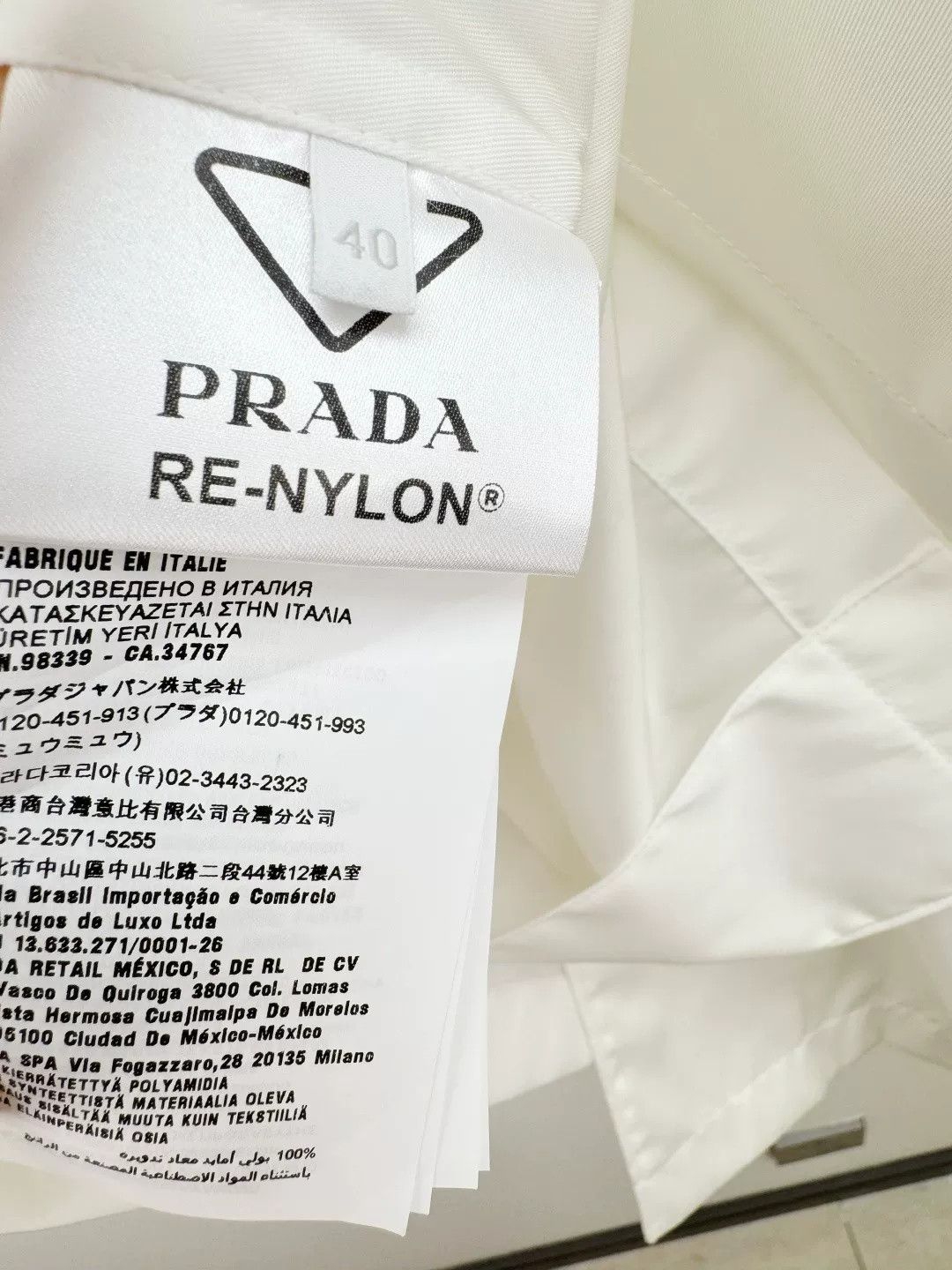 Prada Prada New With Tags Shirt Coat Size US XXS / EU 40 - 4 Thumbnail