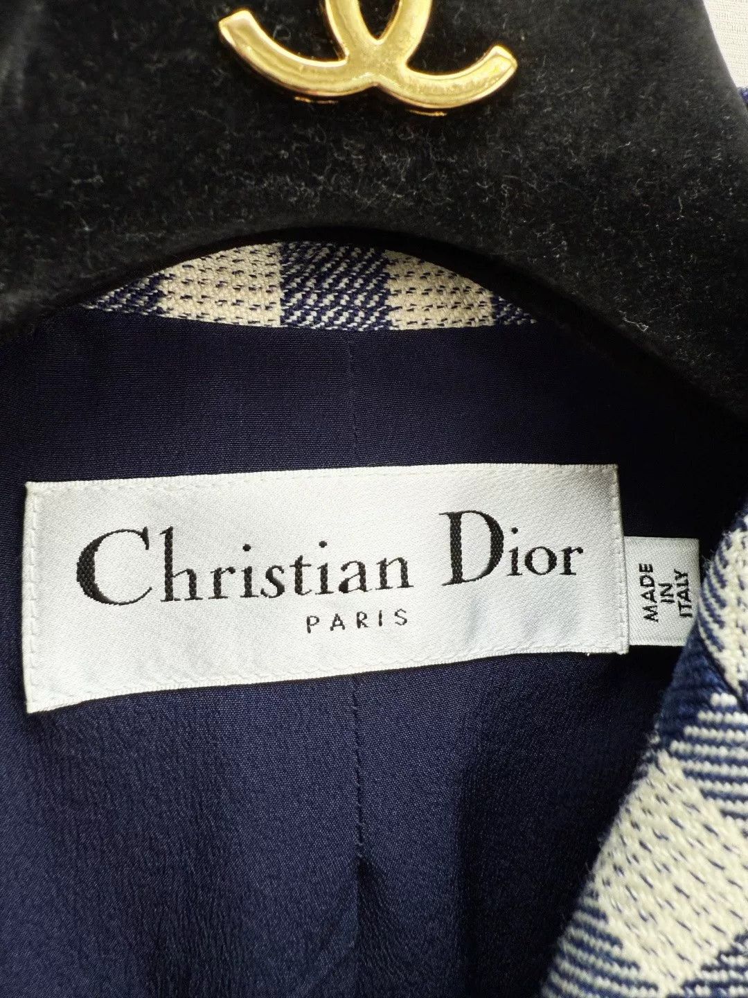 Dior Dior Wool Check Blazer Size XS / US 0-2 / IT 36-38 - 2 Thumbnail