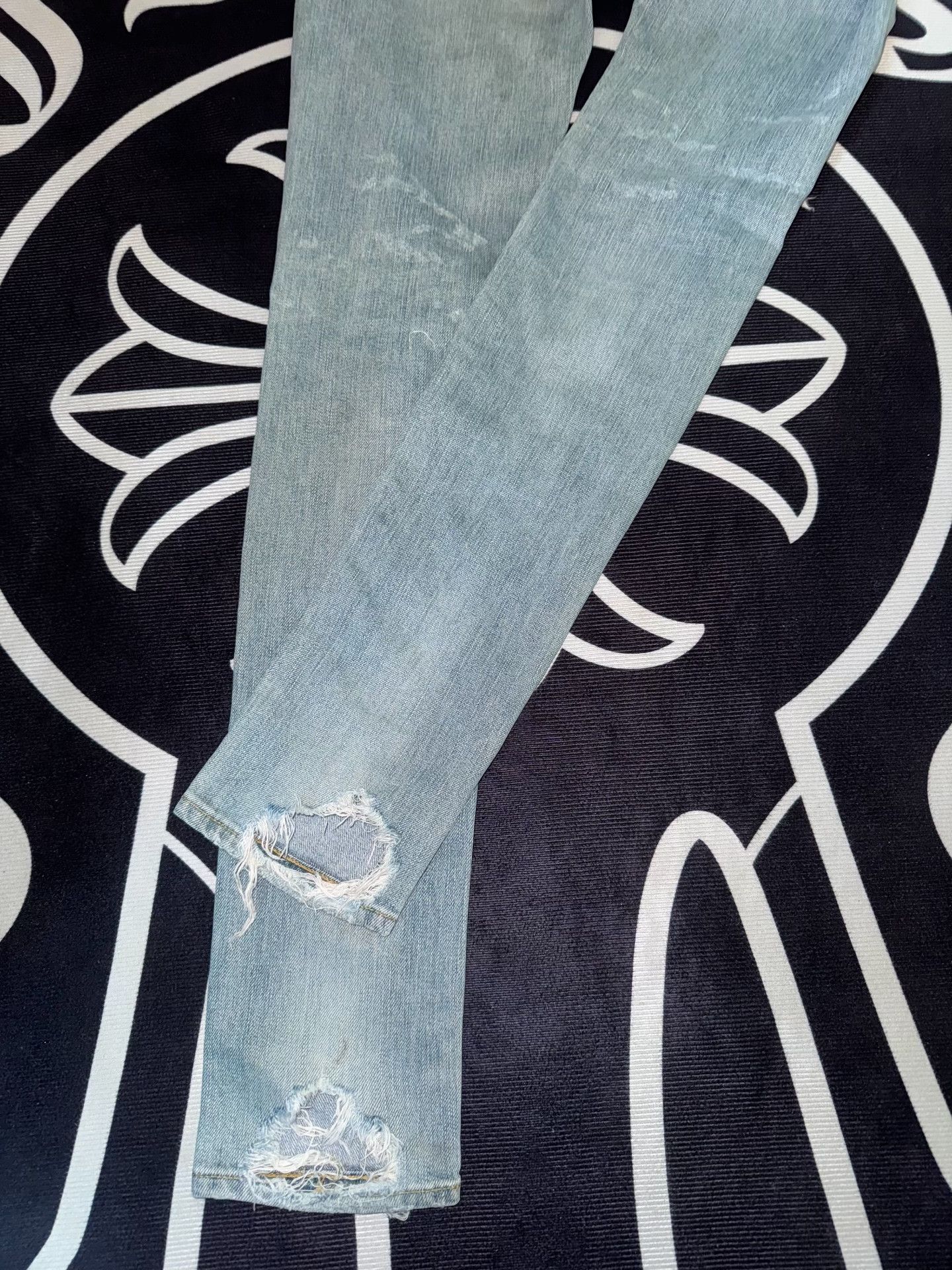 Saint Laurent Paris Saint Laurent SLP 14SS Distressed Jeans Size 26" / US 2 / IT 38 - 6 Thumbnail