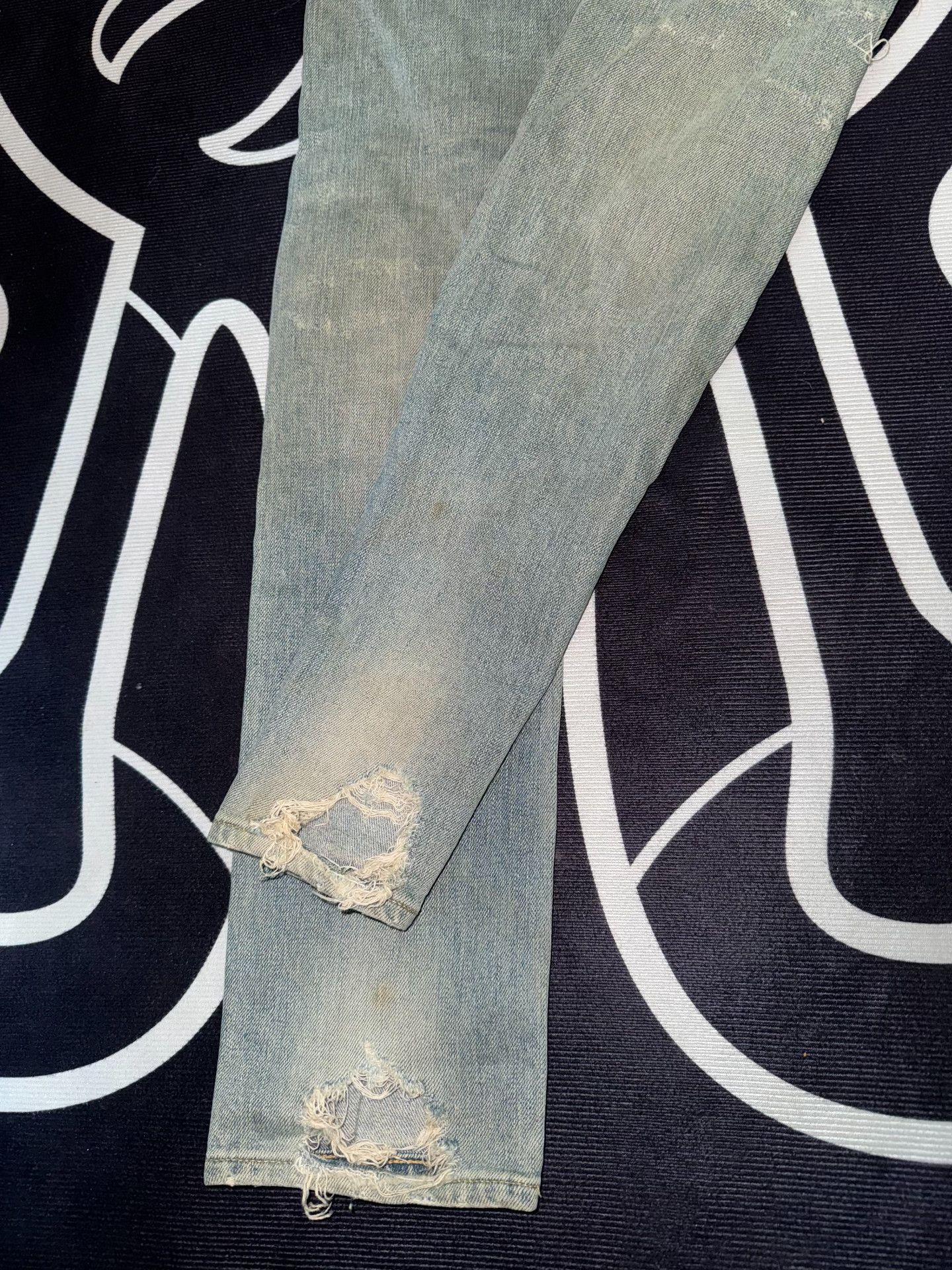 Saint Laurent Paris Saint Laurent SS14 Distressed Denim Jeans Size US 29 - 6 Thumbnail