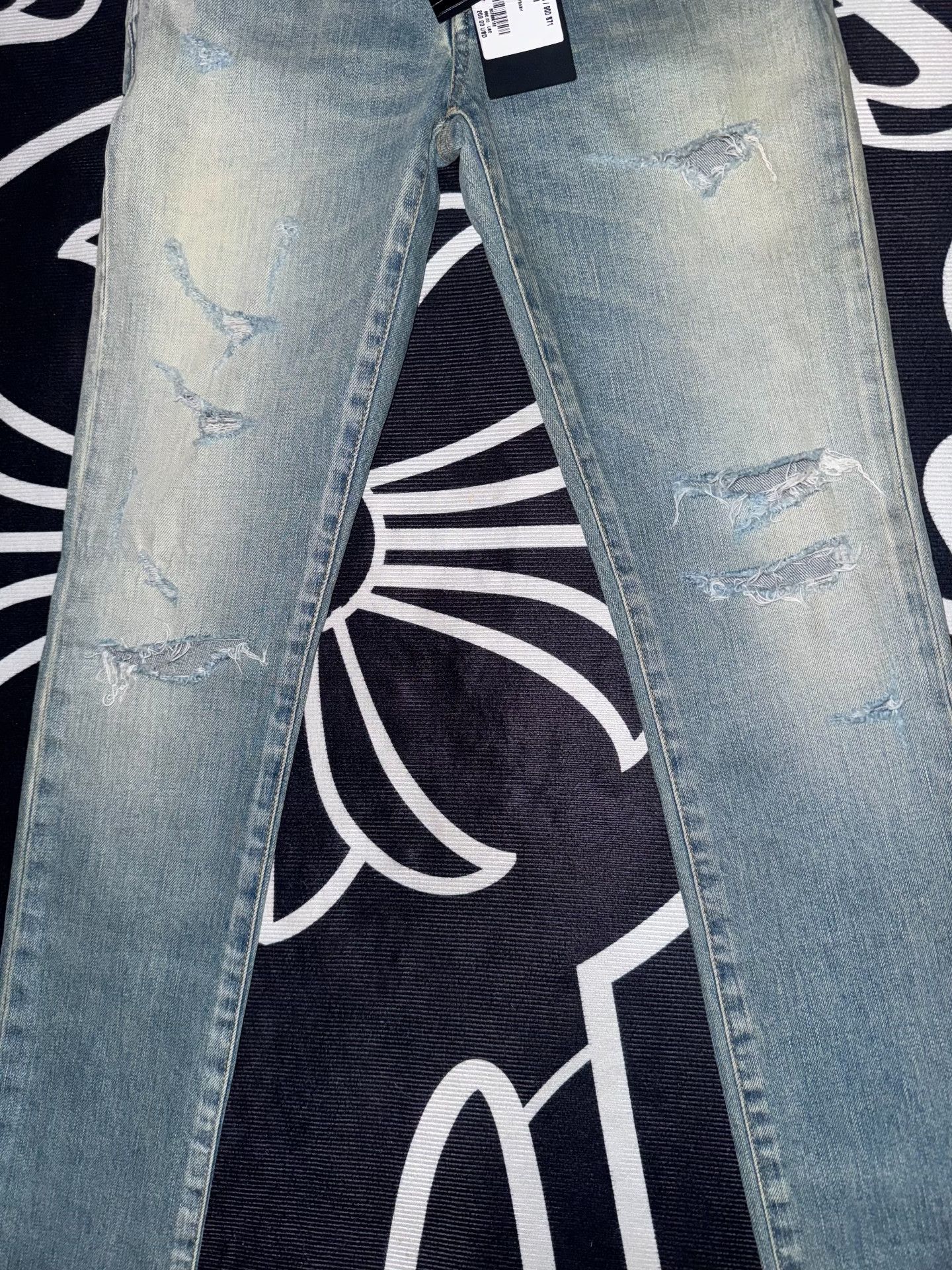 Saint Laurent Paris Saint Laurent 2018SS Japanese Whisker Jeans Size 26" / US 2 / IT 38 - 3 Thumbnail