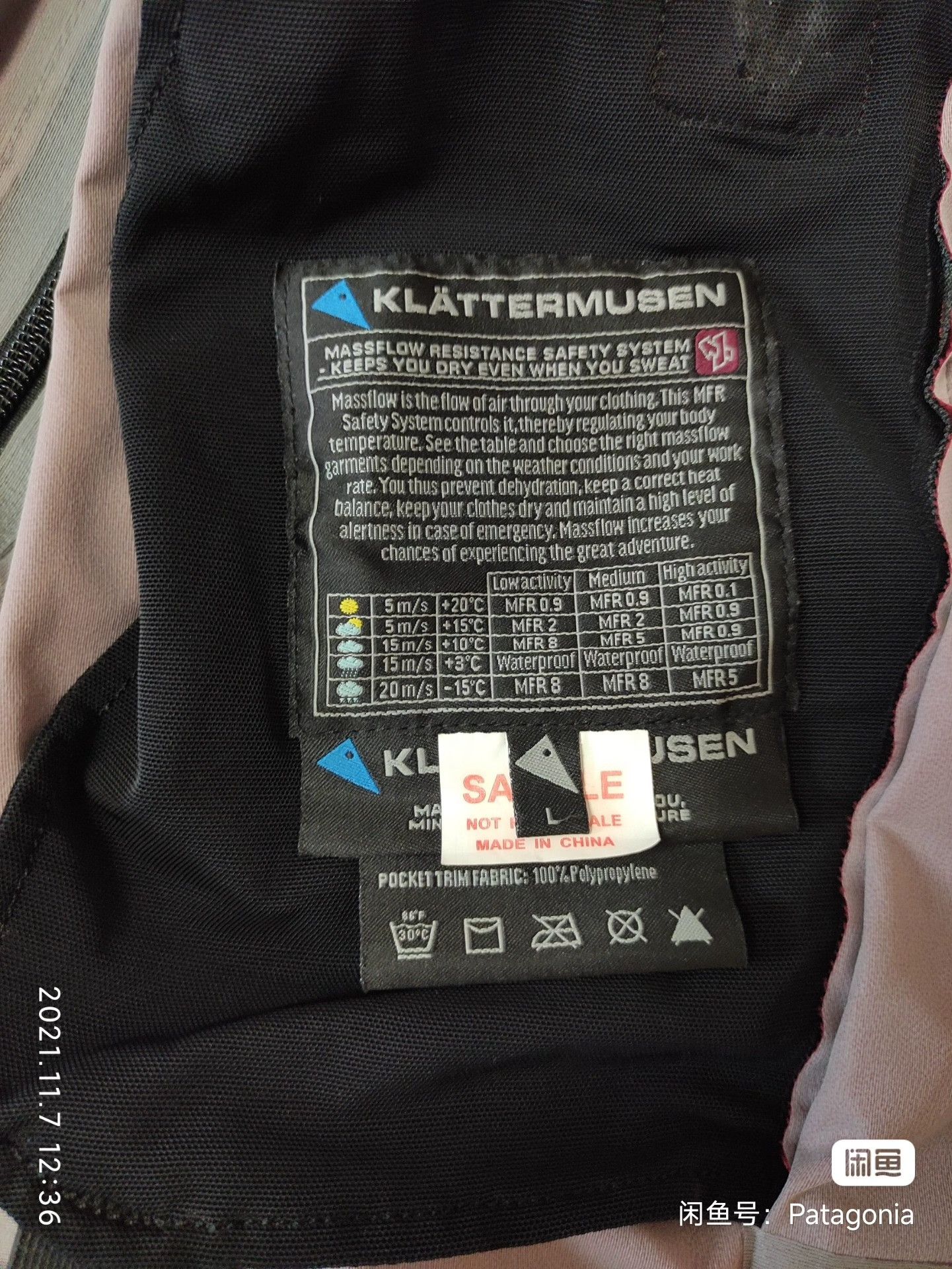 Klattermusen Klattermusen Glaser Men's Jacket Size US L / EU 52-54 / 3 - 6 Thumbnail