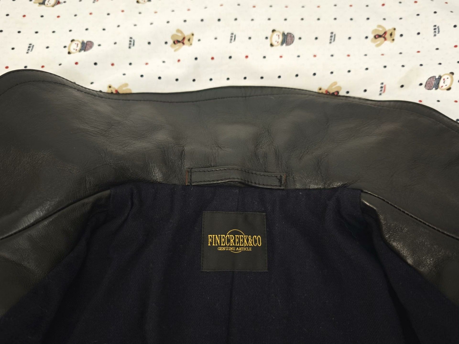 Fine Creek Fine Creek Men's Horsehide Leather Jacket Size US L / EU 52-54 / 3 - 4 Thumbnail
