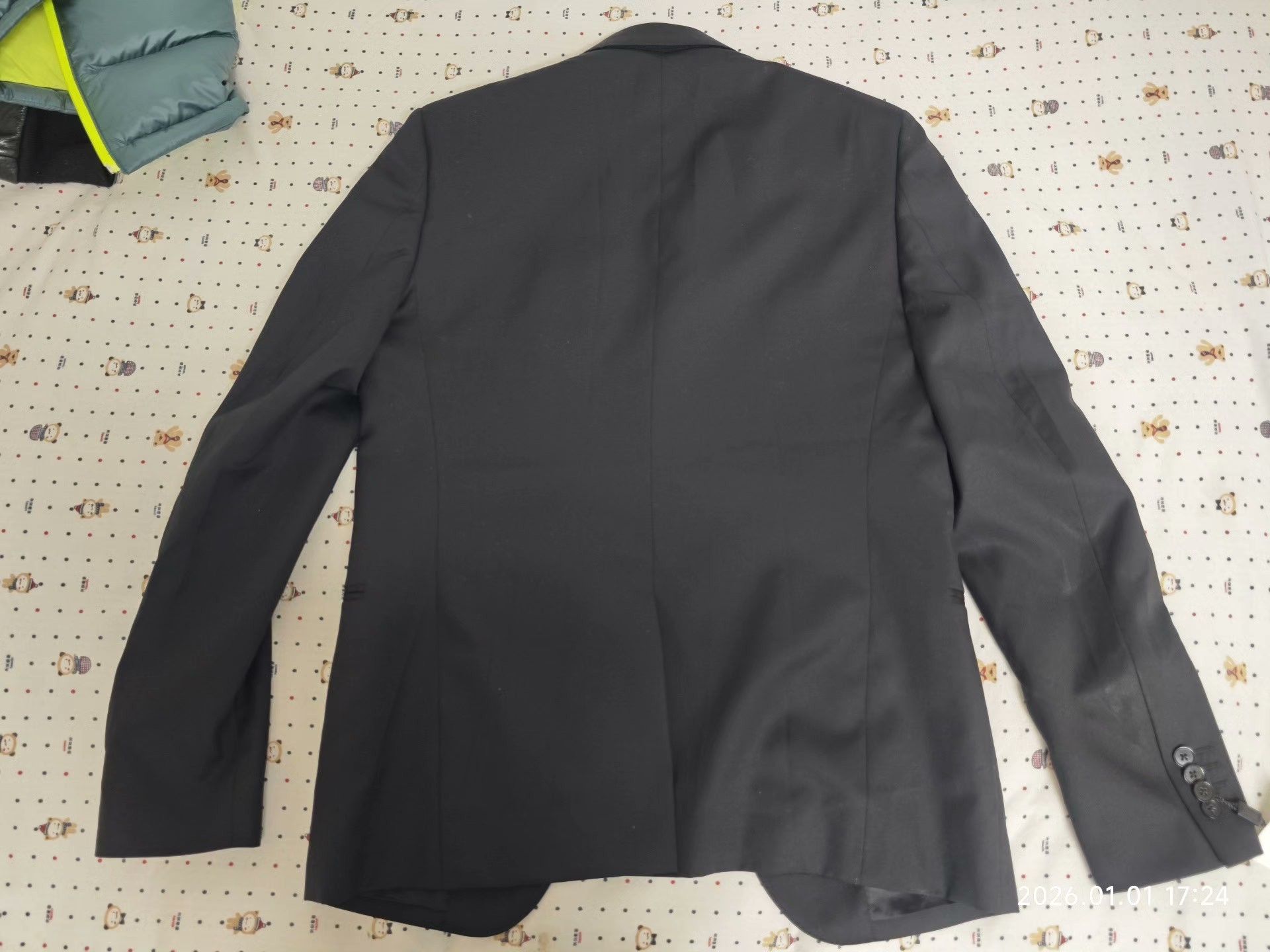 Hermes Hermes Men's Black Wool Suit Size US S / EU 44-46 / 1 - 2 Thumbnail