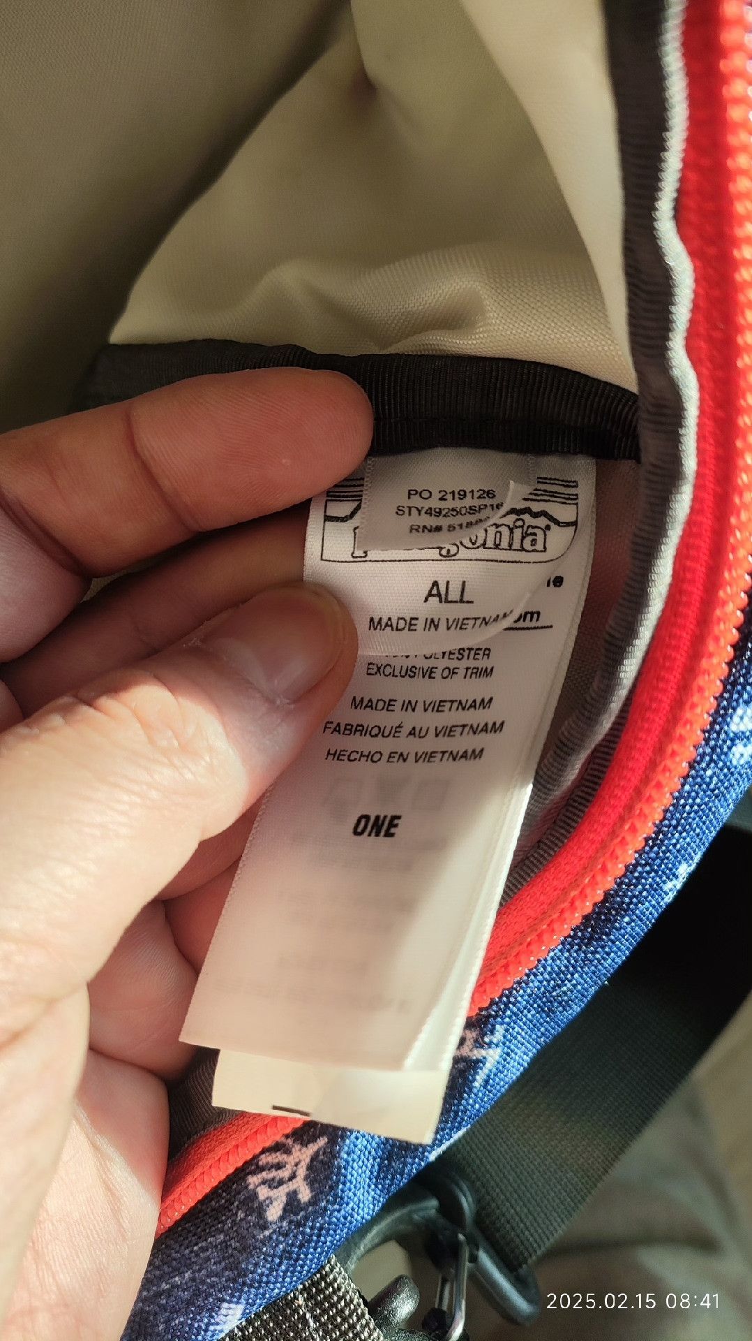 Patagonia Patagonia Travel Gym Bag Size ONE SIZE - 7 Thumbnail
