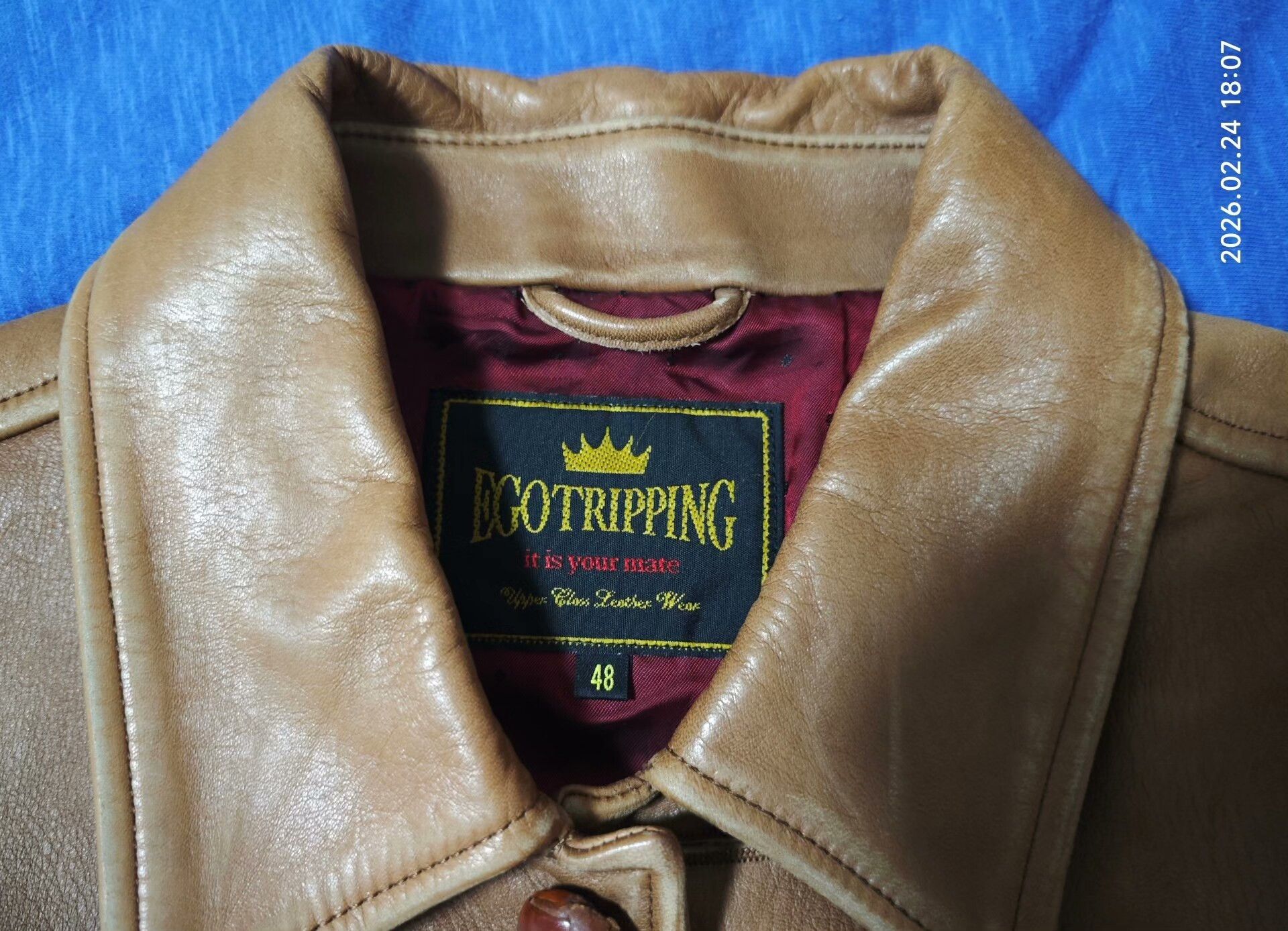 Vintage Vintage EGO TRIPPING Horsehide Leather Coat Size US M / EU 48-50 / 2 - 3 Thumbnail