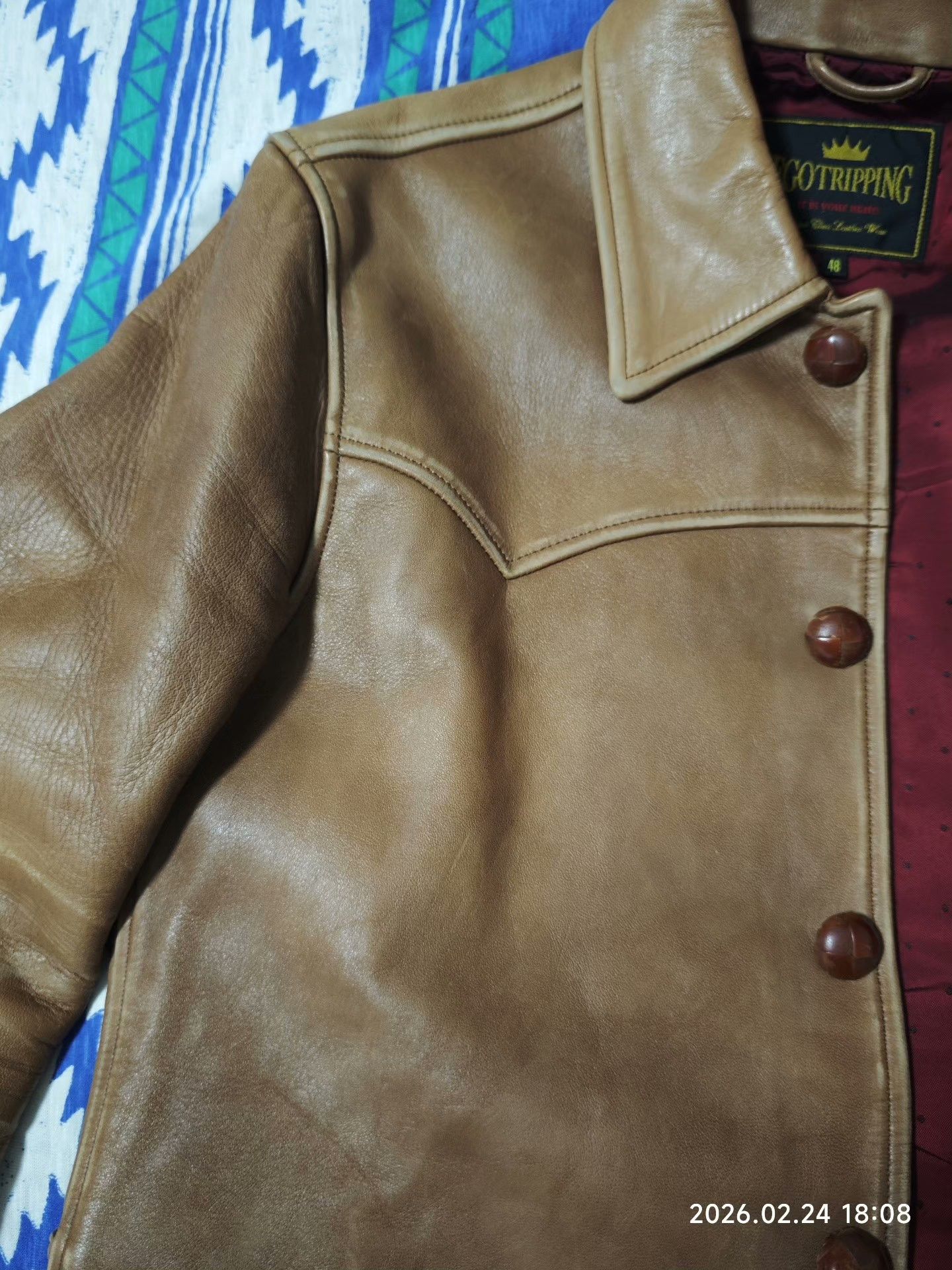 Vintage Vintage EGO TRIPPING Horsehide Leather Coat Size US M / EU 48-50 / 2 - 5 Thumbnail