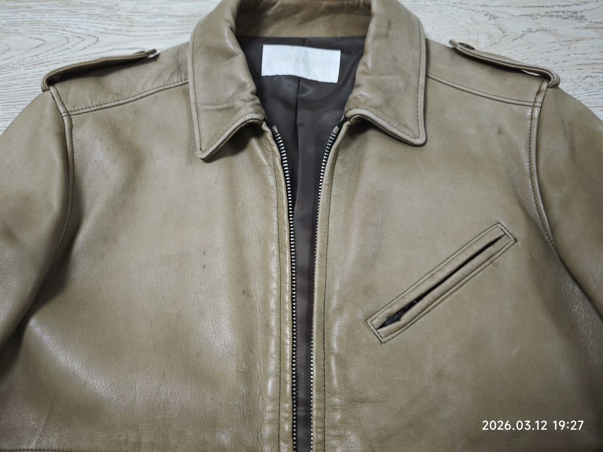 Vintage Vintage Three Blind Mice Horse Leather Jacket Size US M / EU 48-50 / 2 - 4 Thumbnail