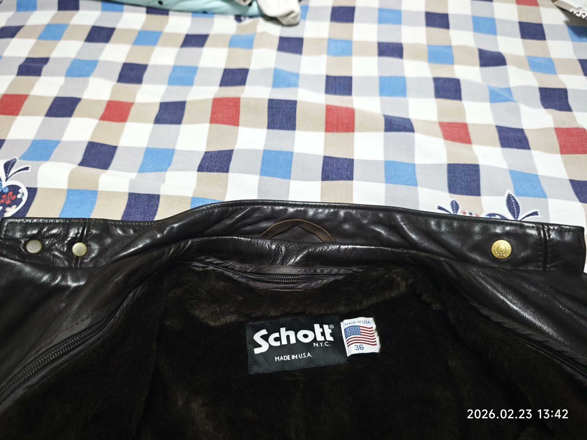 Schott Schott 141 Leather Motorcycle Jacket Size US XL / EU 56 / 4 - 3 Thumbnail