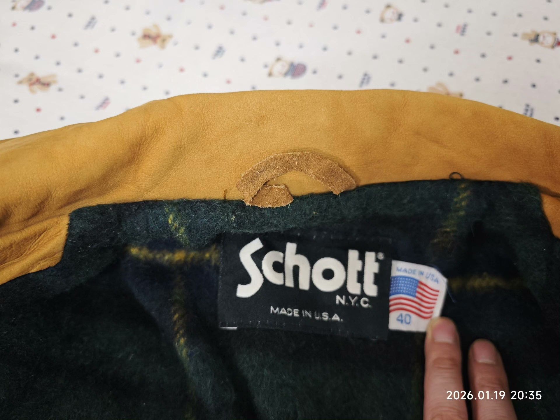 Schott Schott N.Y.C Safari Leather Jacket Size US XXS / EU 40 - 4 Thumbnail