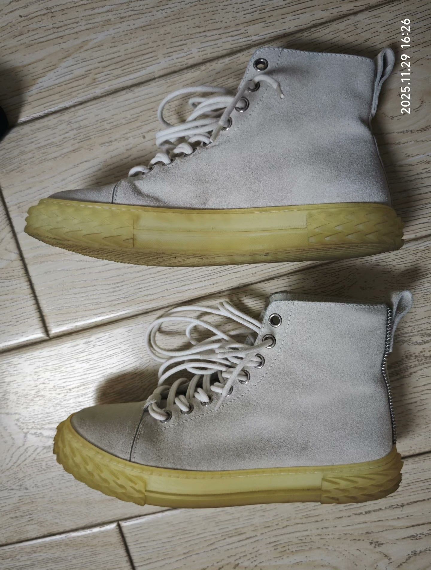 Giuseppe Zanotti Giuseppe Zanotti Men's High-Top Shoes Size US 8 / EU 41 - 3 Thumbnail