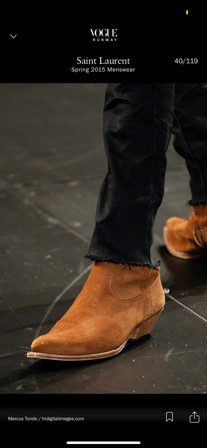 Saint Laurent Paris Saint Laurent SS15 Suede Boots GD Style Size US 10 / EU 43 - 3 Thumbnail