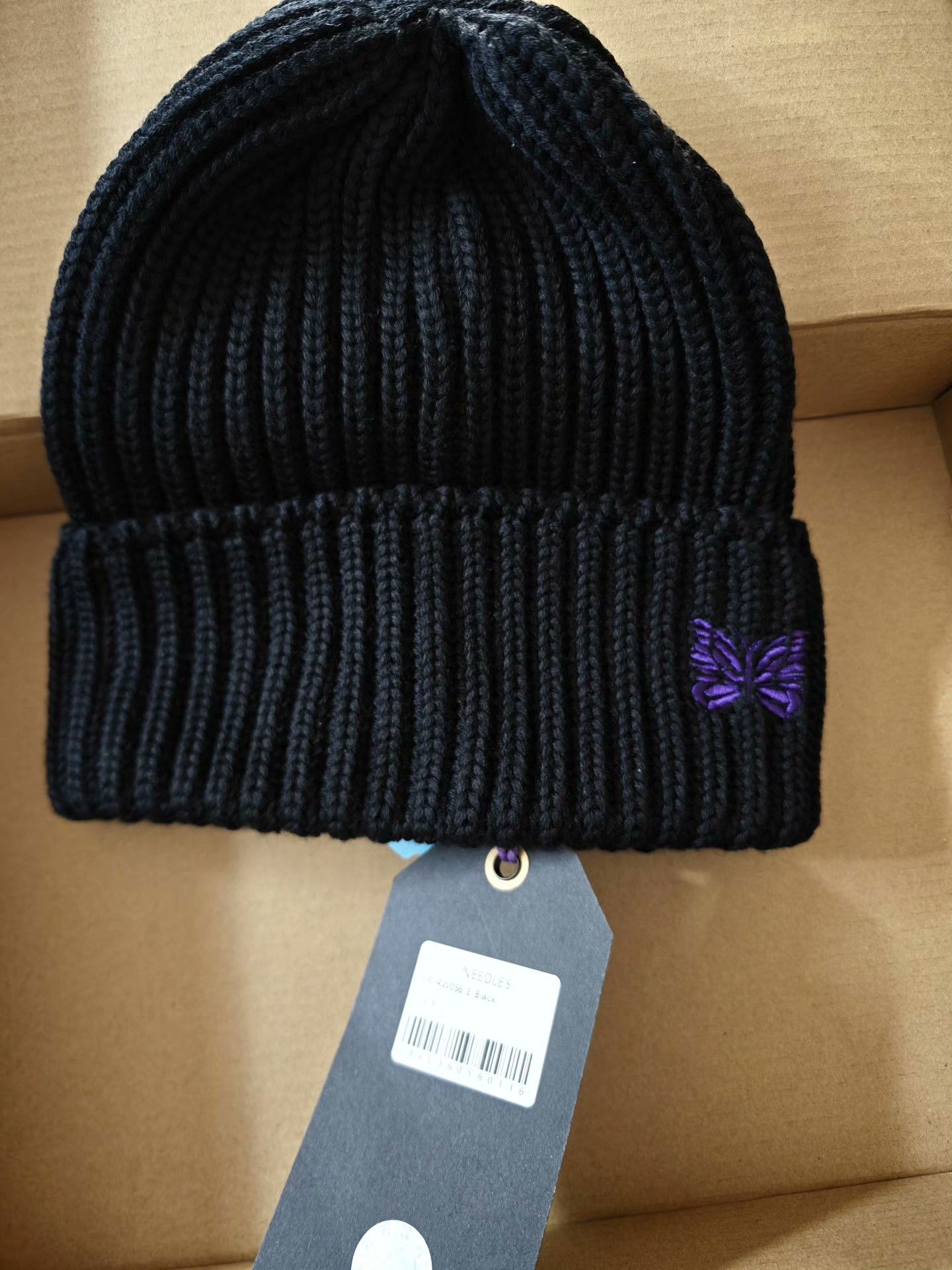 Needles NEEDLES Wool Butterfly Embroidered Watch Cap Size ONE SIZE - 3 Thumbnail