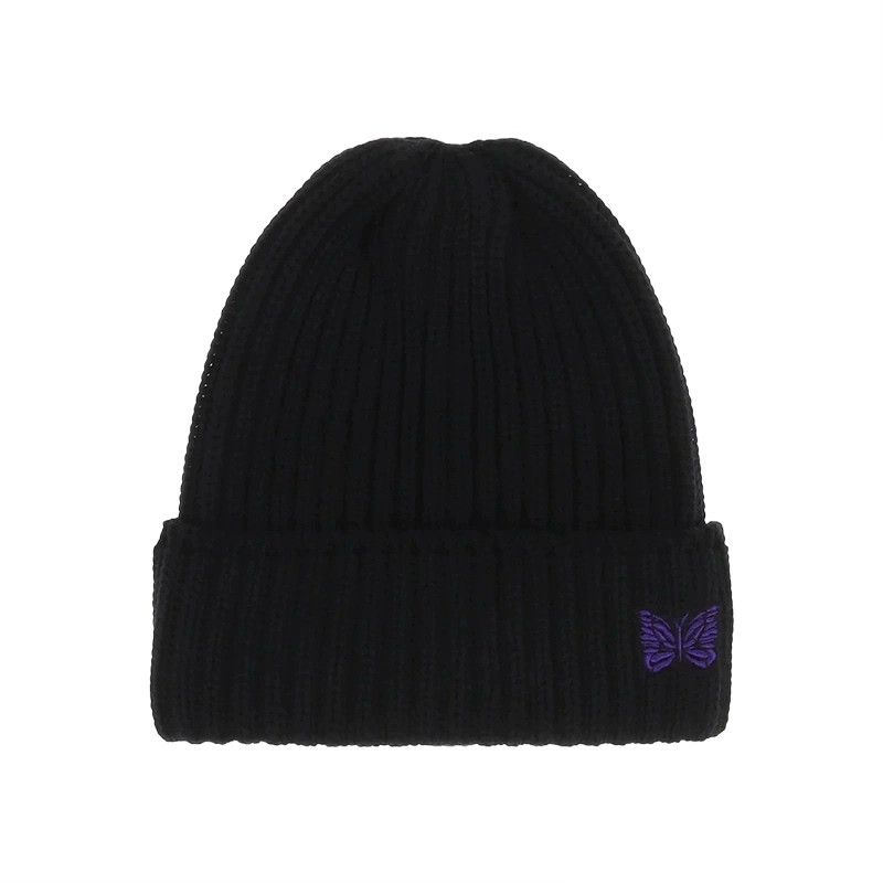 Needles NEEDLES Wool Butterfly Embroidered Watch Cap Size ONE SIZE - 7 Thumbnail