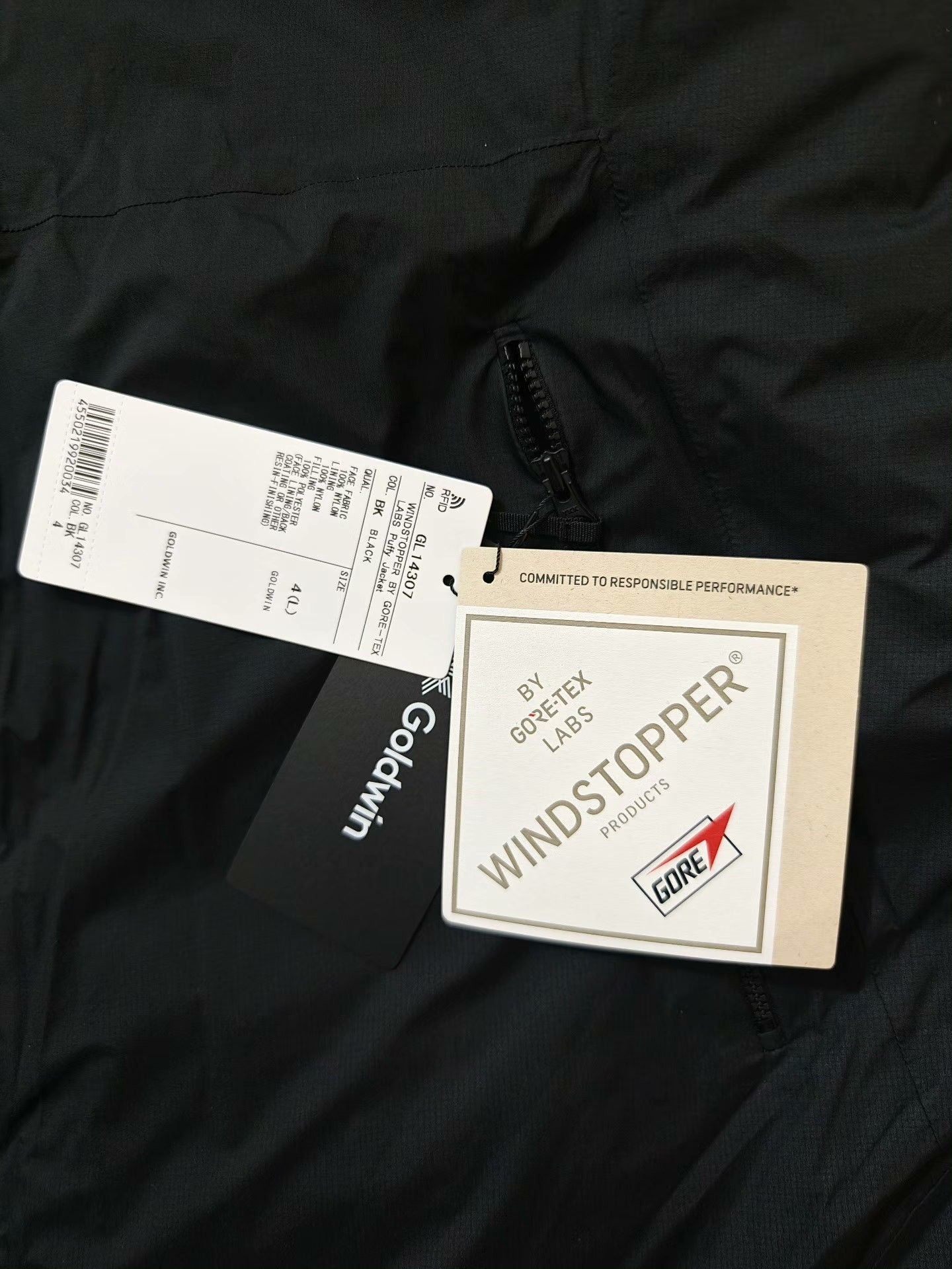 Goldwin Goldwin GORE-TEX Windstopper Jacket Size US L / EU 52-54 / 3 - 8 Thumbnail