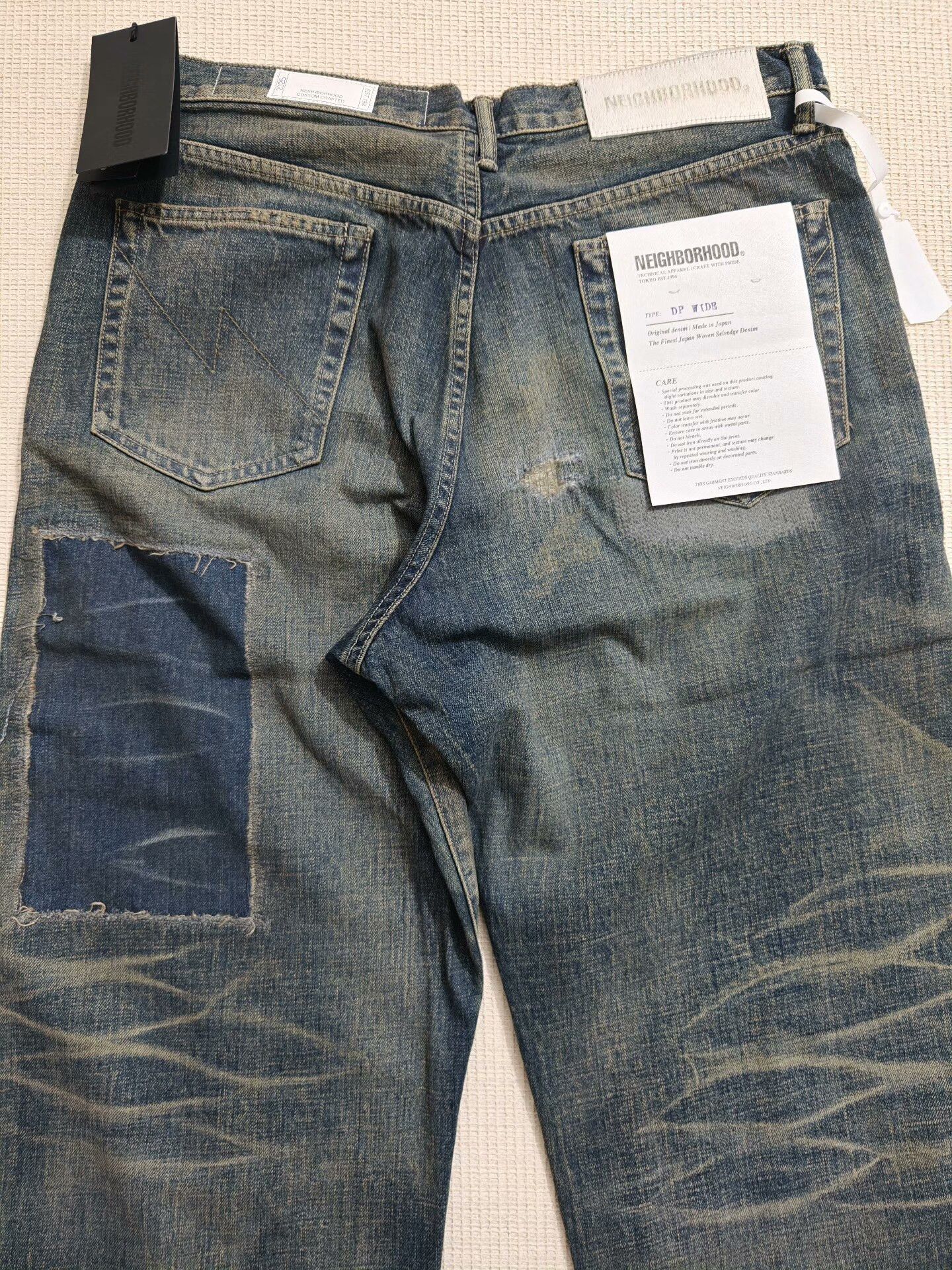 Neighborhood NEIGHBORHOOD SAVAGE DENIM DP WIDE PANTS Size US 36 / EU 52 - 6 Thumbnail