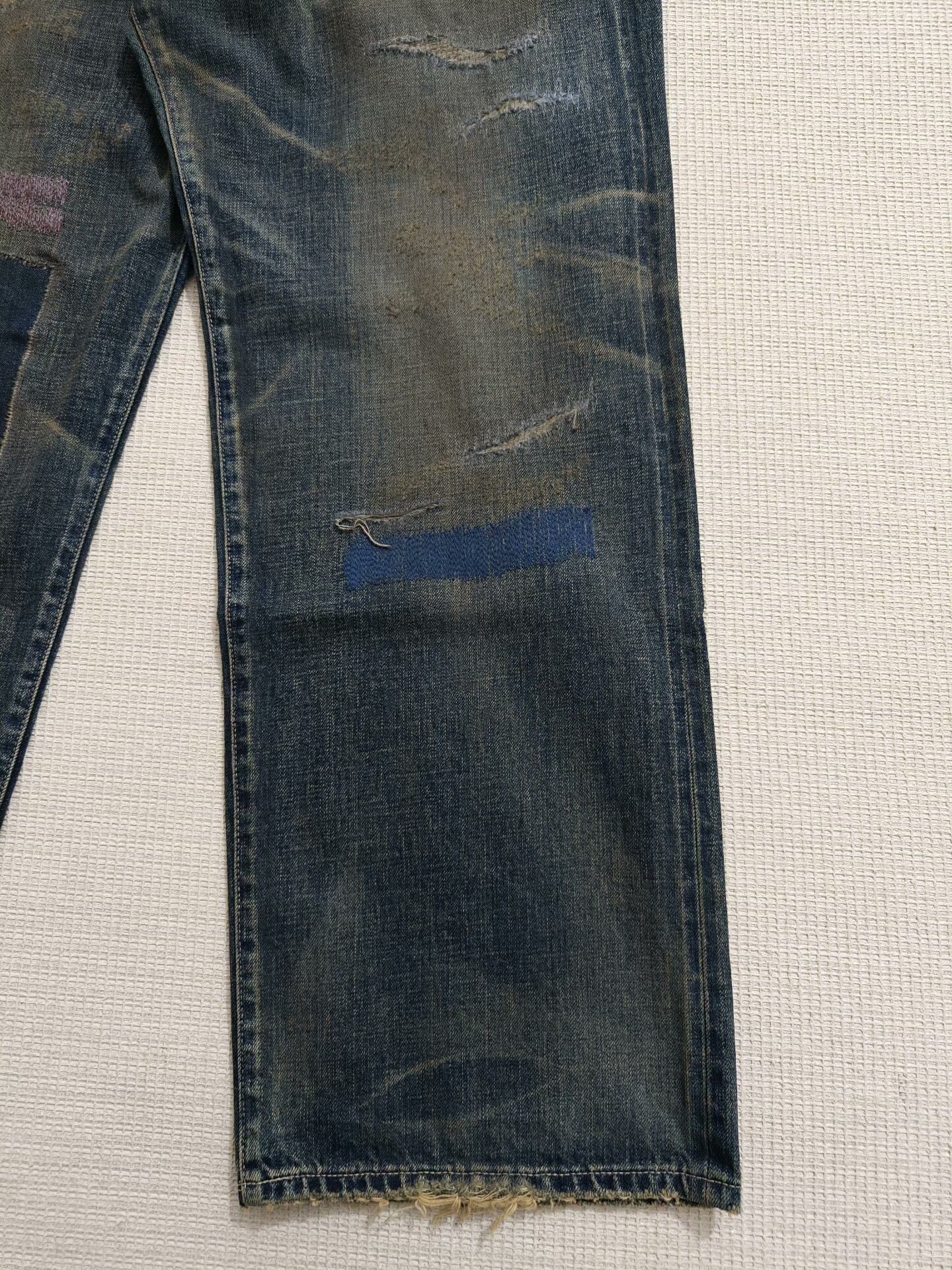 Neighborhood NEIGHBORHOOD SAVAGE DENIM DP WIDE PANTS Size US 36 / EU 52 - 4 Thumbnail
