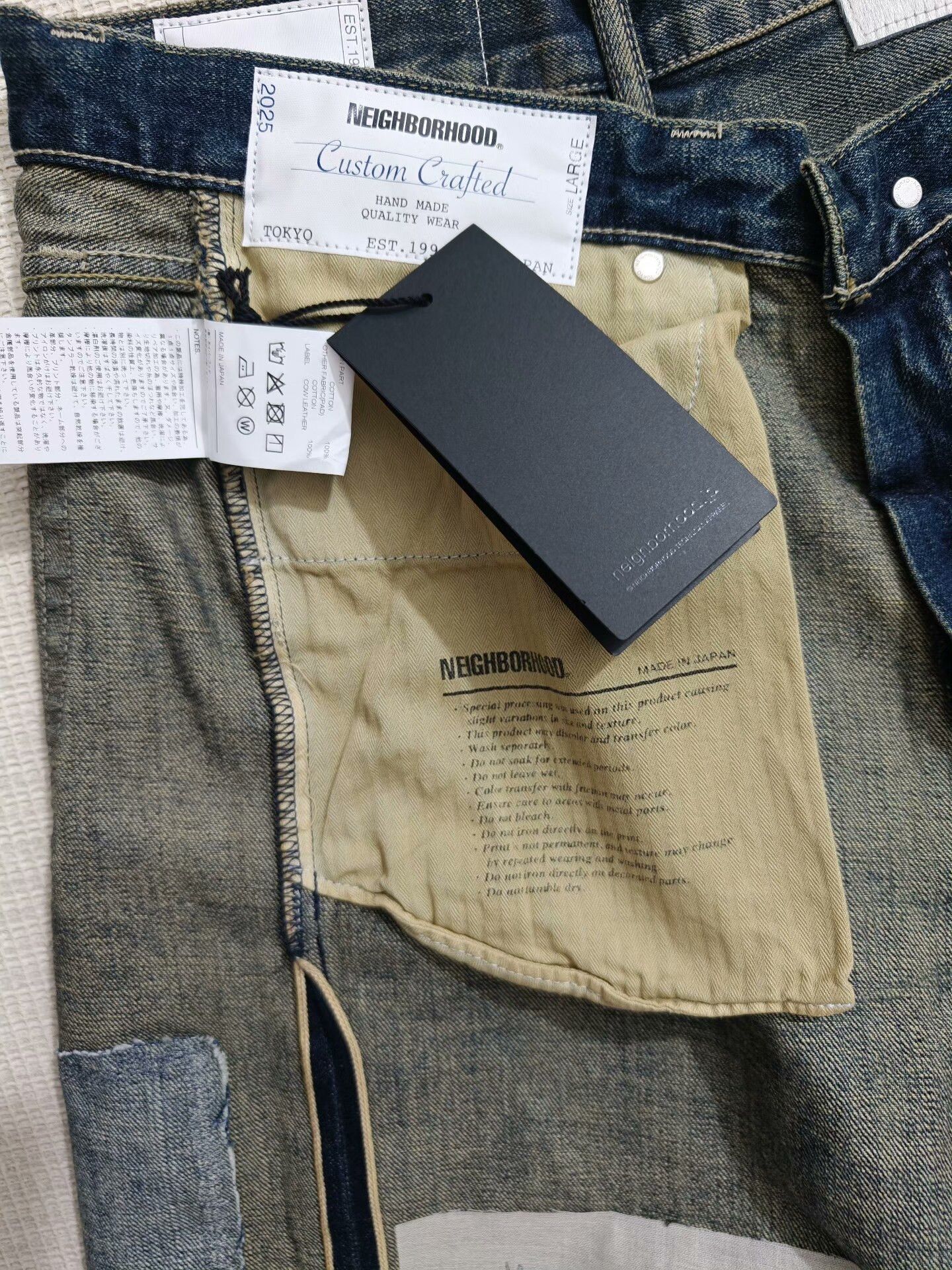 Neighborhood NEIGHBORHOOD SAVAGE DENIM DP WIDE PANTS Size US 36 / EU 52 - 8 Thumbnail