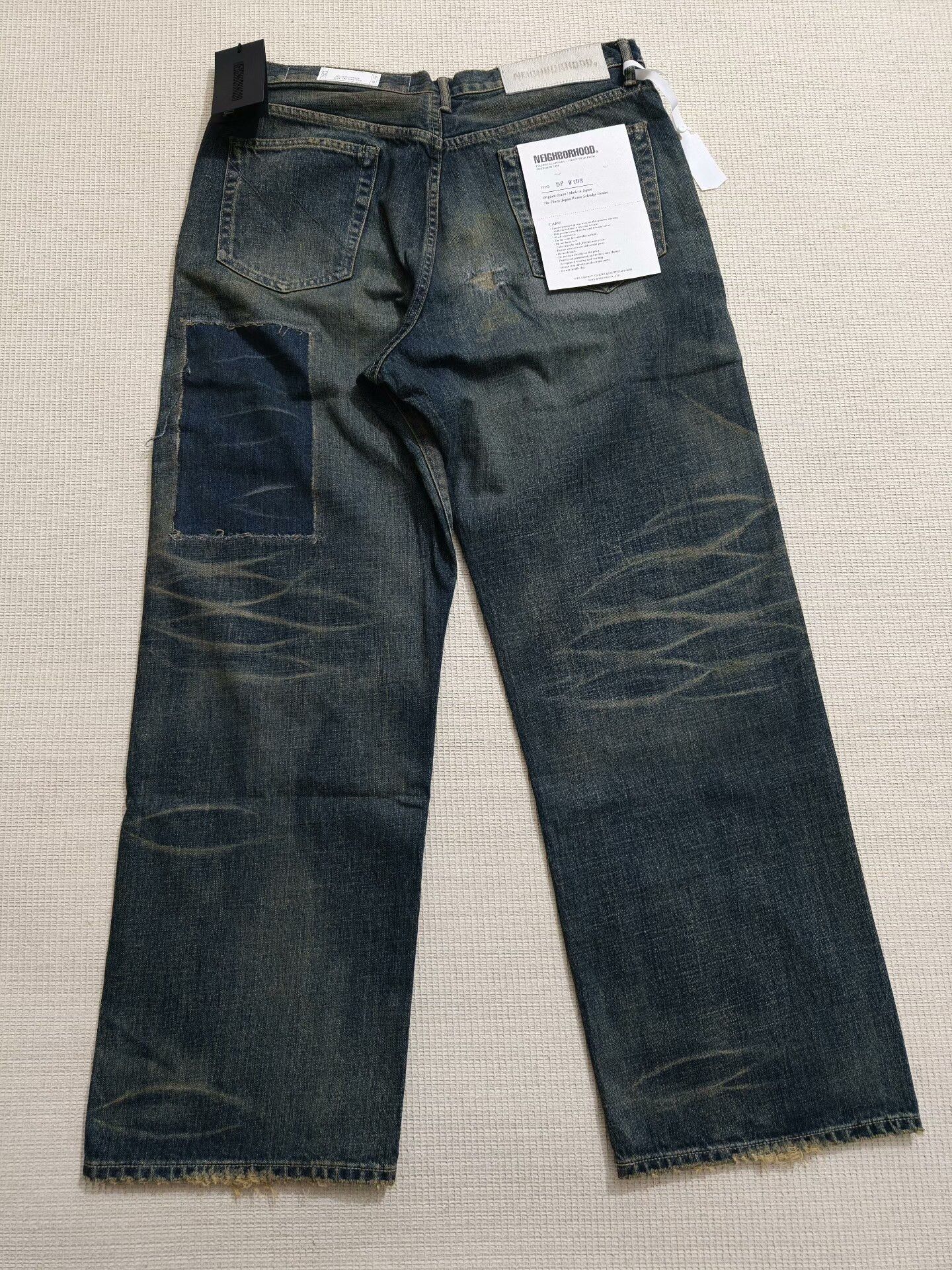 Neighborhood NEIGHBORHOOD SAVAGE DENIM DP WIDE PANTS Size US 36 / EU 52 - 5 Thumbnail