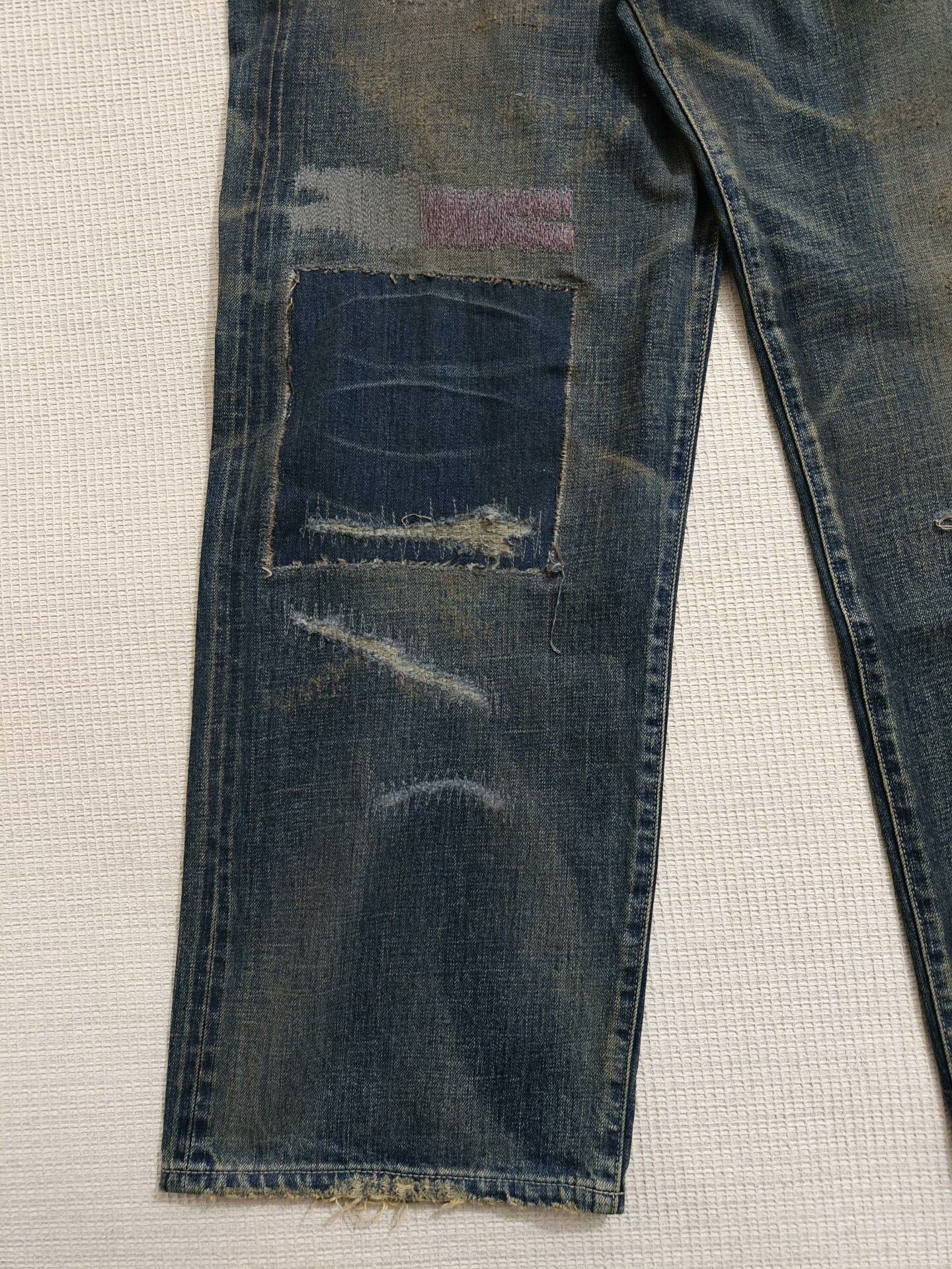 Neighborhood NEIGHBORHOOD SAVAGE DENIM DP WIDE PANTS Size US 36 / EU 52 - 3 Thumbnail