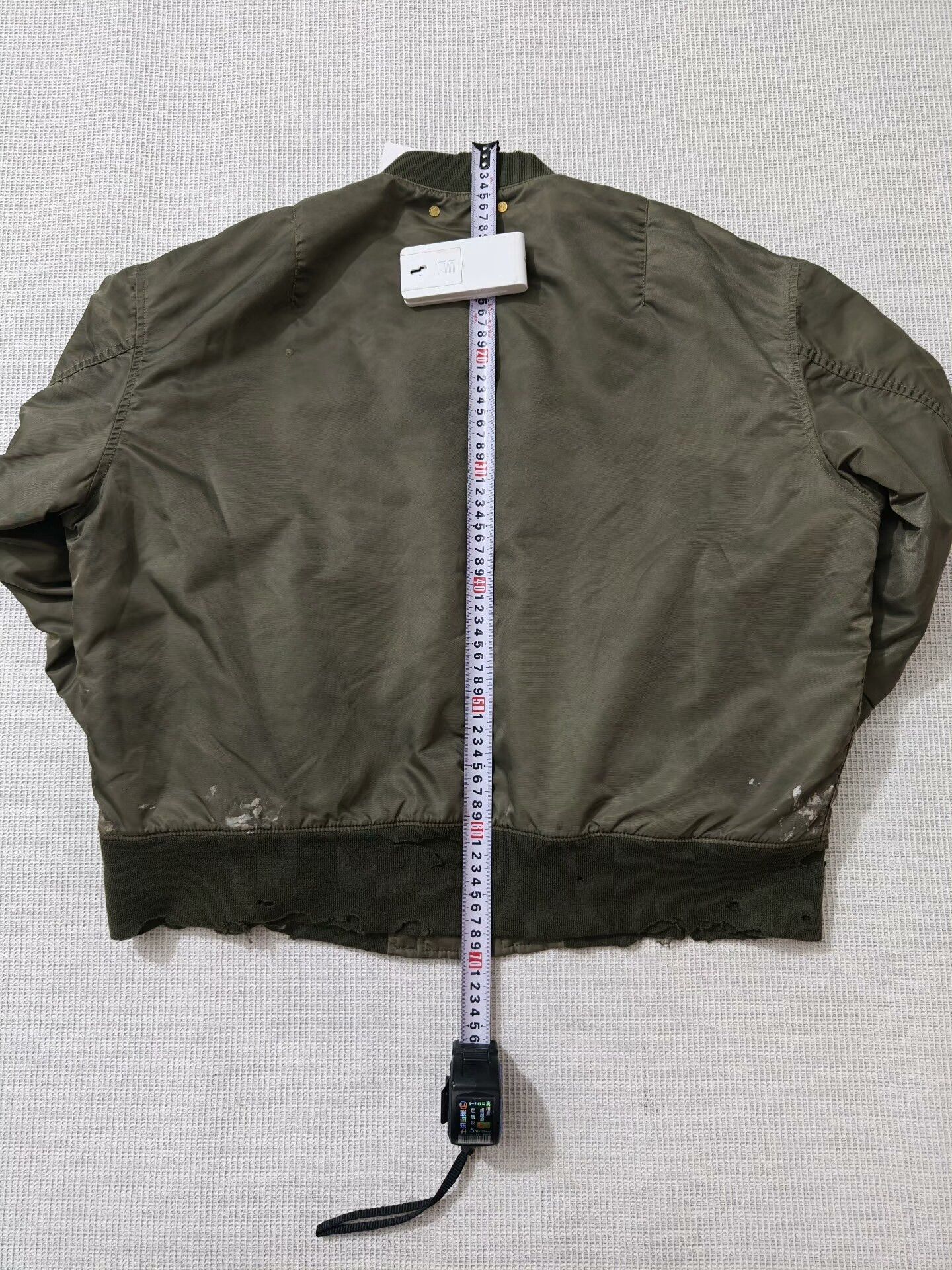 ANACHRONORM ANACHRONORM Dirty Nylon MA-1 Jacket Size US M / EU 48-50 / 2 - 4 Thumbnail