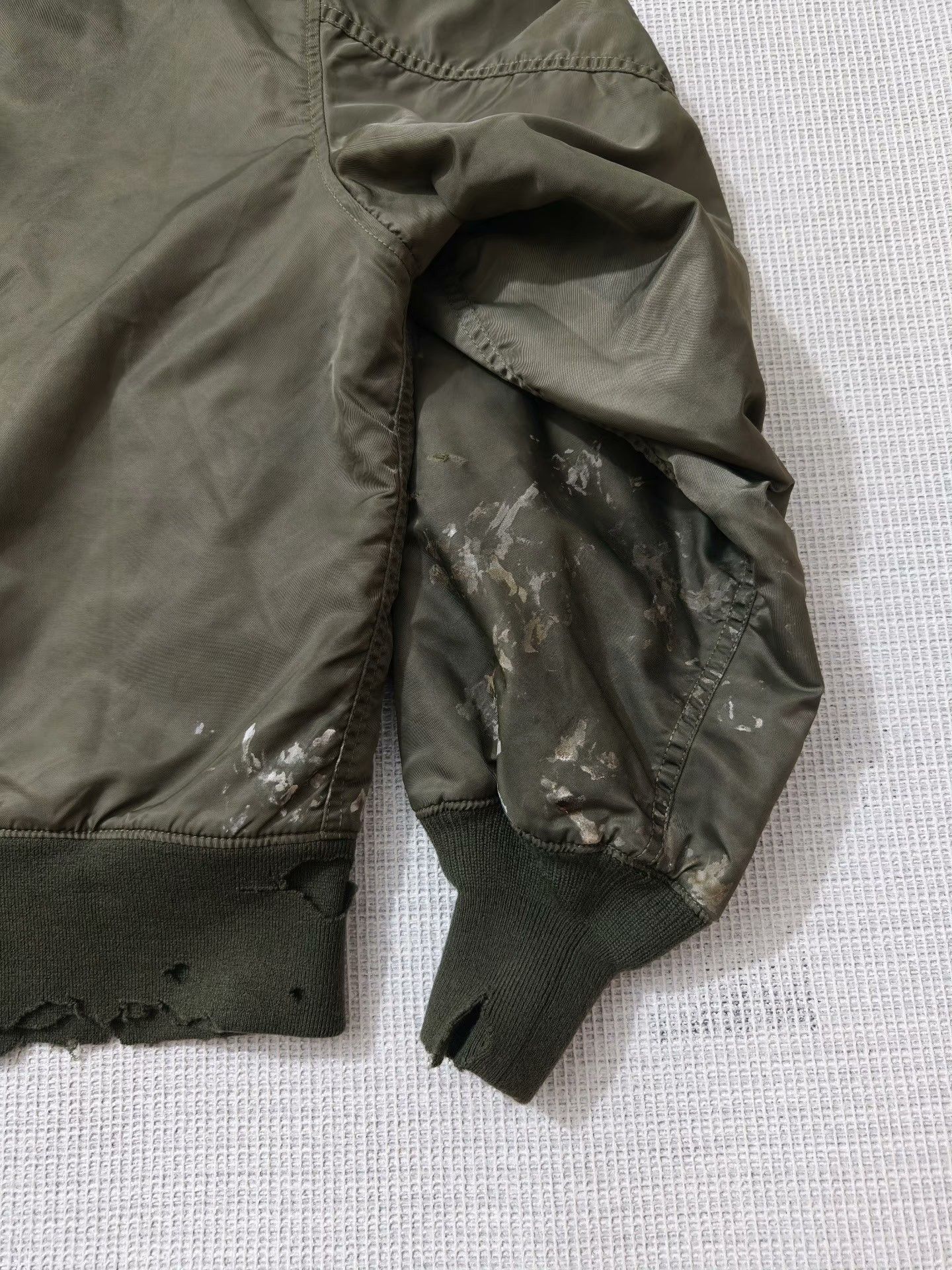 ANACHRONORM ANACHRONORM Dirty Nylon MA-1 Jacket Size US M / EU 48-50 / 2 - 9 Thumbnail