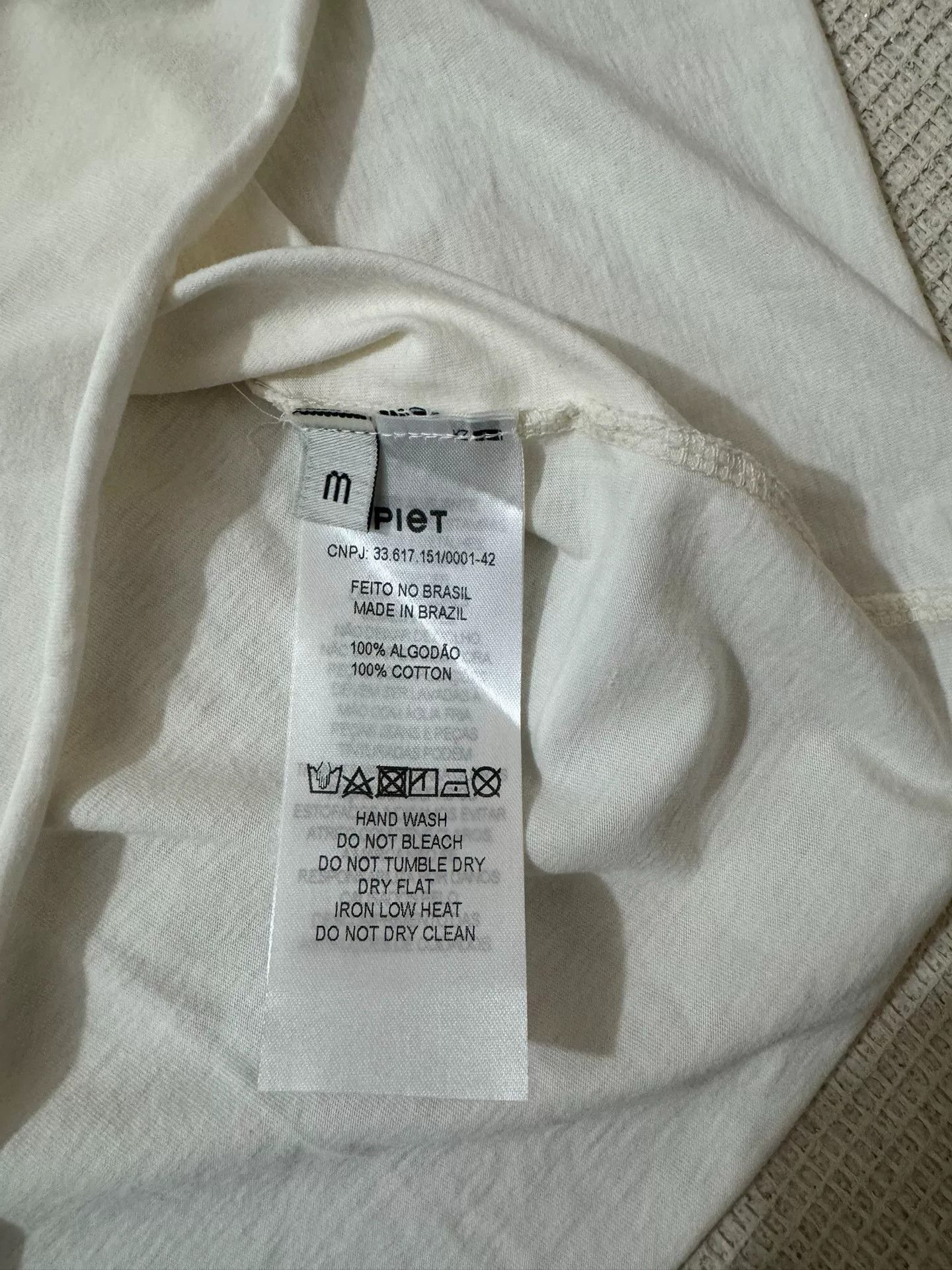 PIET PIET Fair Play Raw Edge T-shirt Size US M / EU 48-50 / 2 - 7 Thumbnail