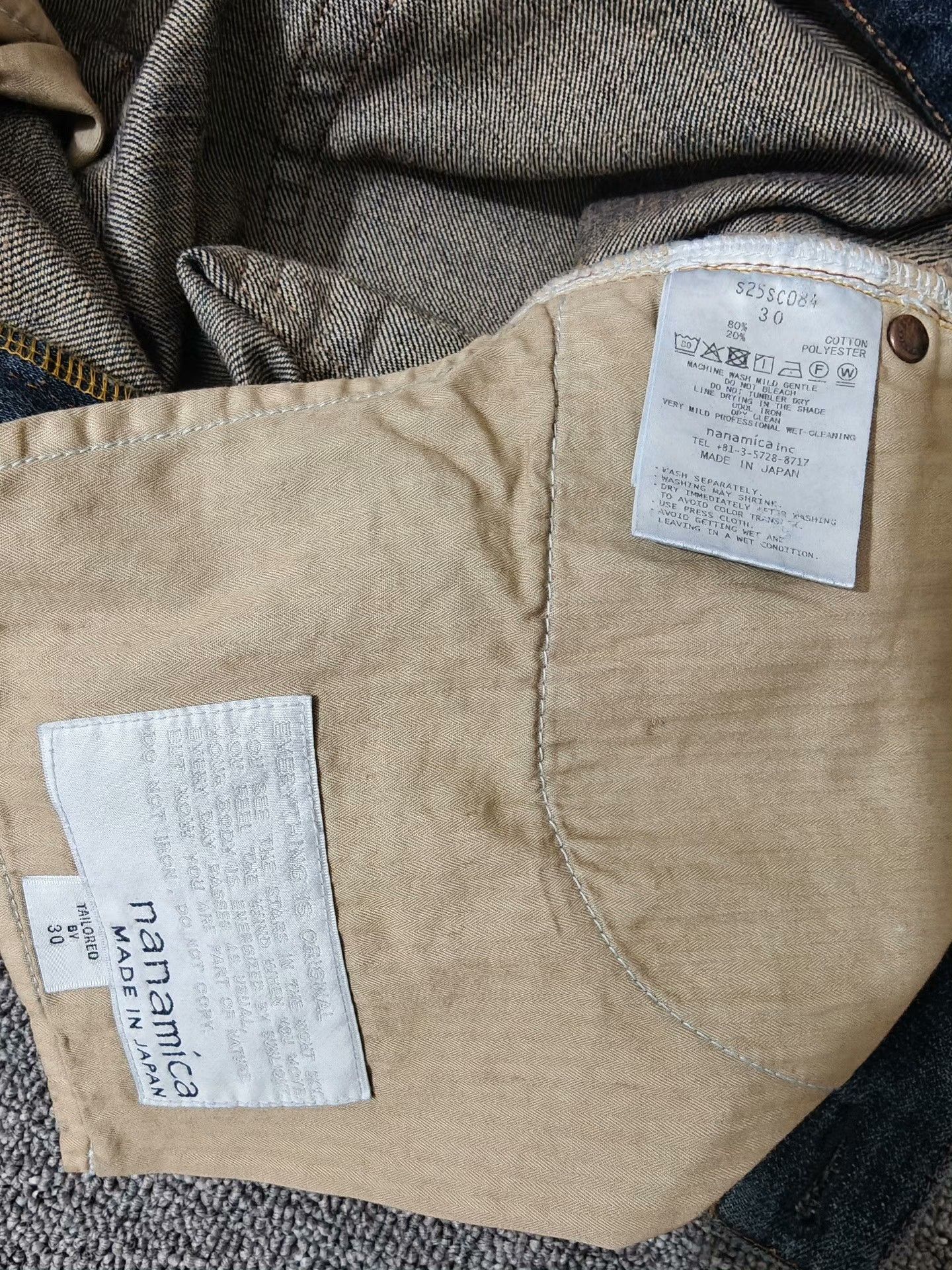 Nanamica Nanamica Selvage Denim Pants Size US 30 / EU 46 - 8 Thumbnail