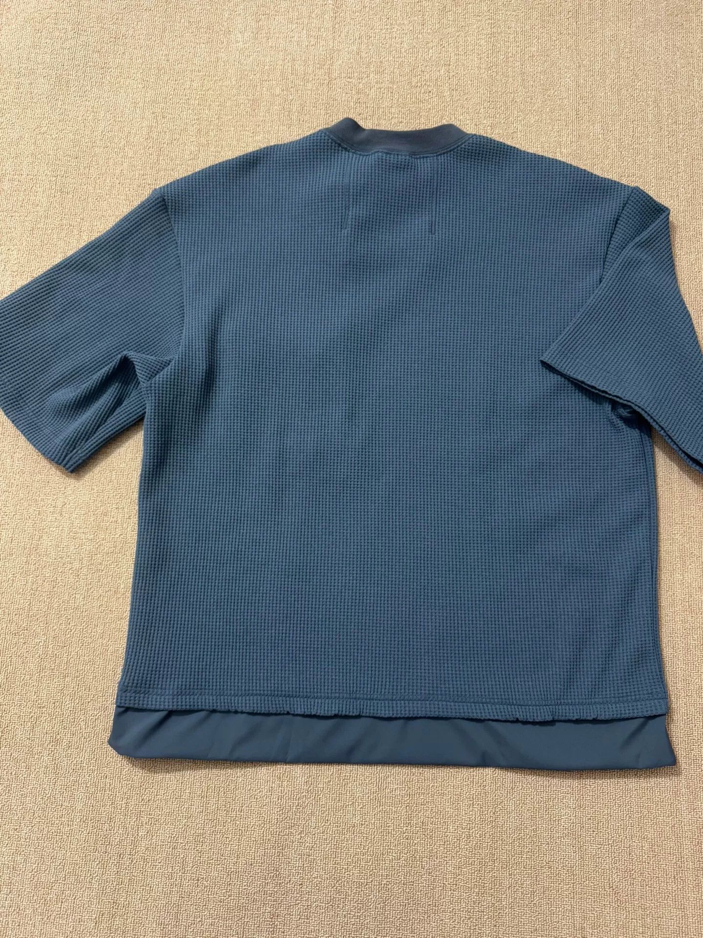 meanswhile Meanswhile SOLOTEX Waffle S/S Tee Size US S / EU 44-46 / 1 - 6 Thumbnail