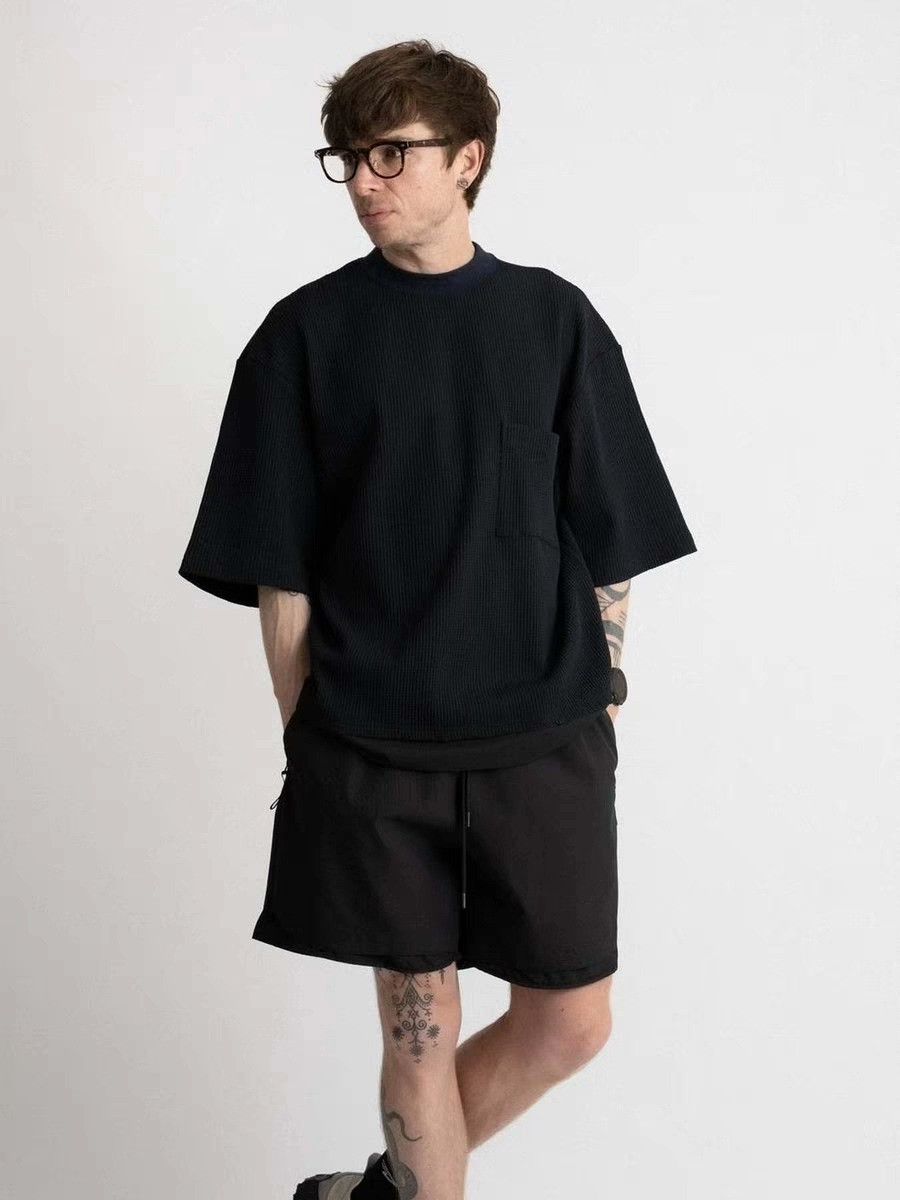 meanswhile Meanswhile SOLOTEX Waffle S/S Tee Size US S / EU 44-46 / 1 - 2 Thumbnail