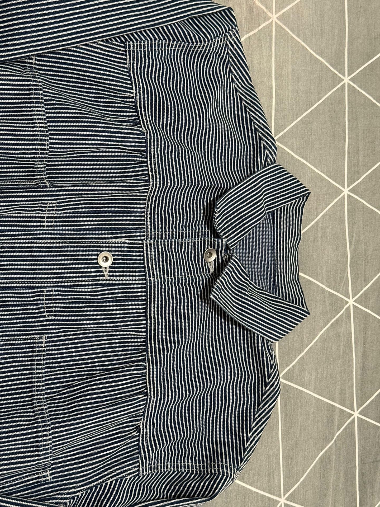 Porter Classic Porter Classic Steinbeck Hickory Stripe Jacket Size US S / EU 44-46 / 1 - 3 Thumbnail