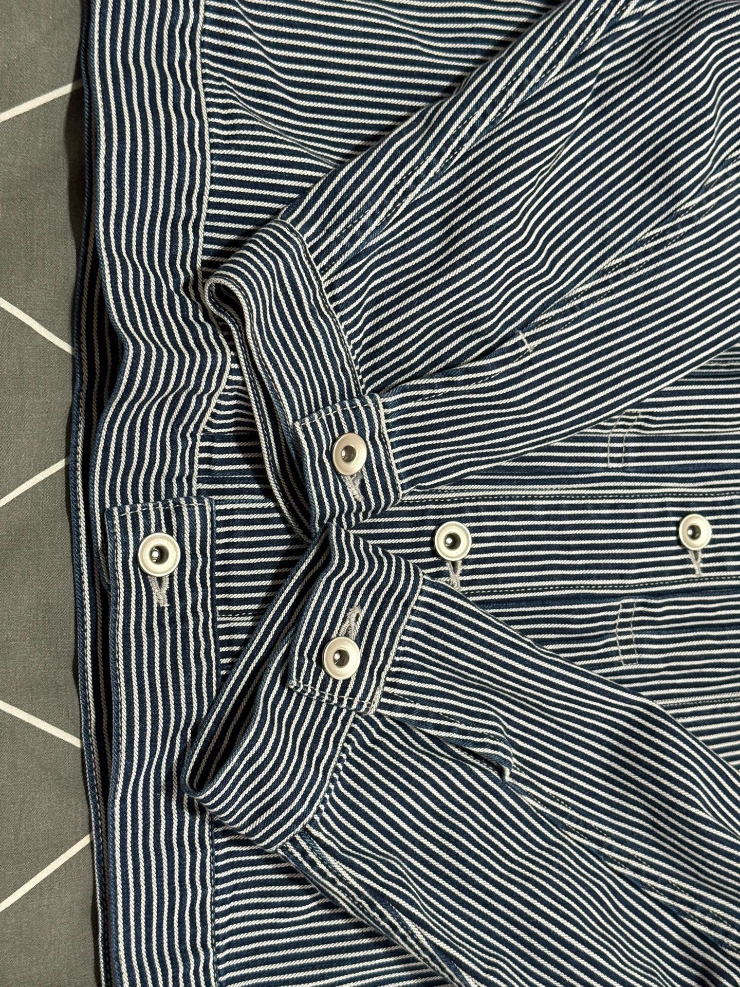 Porter Classic Porter Classic Steinbeck Hickory Stripe Jacket Size US S / EU 44-46 / 1 - 4 Thumbnail