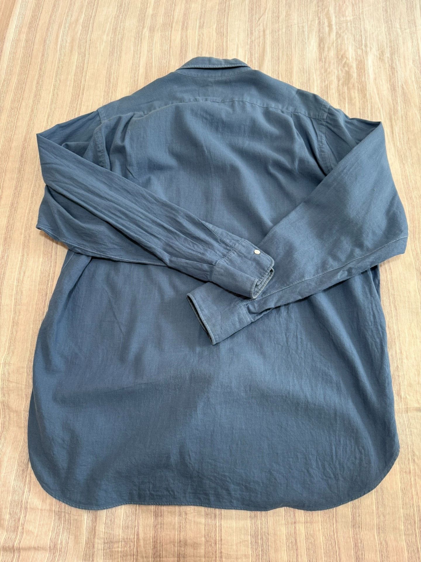 Herill HERILL Cashmere Cotton Regular Collar Shirt Size US M / EU 48-50 / 2 - 2 Thumbnail