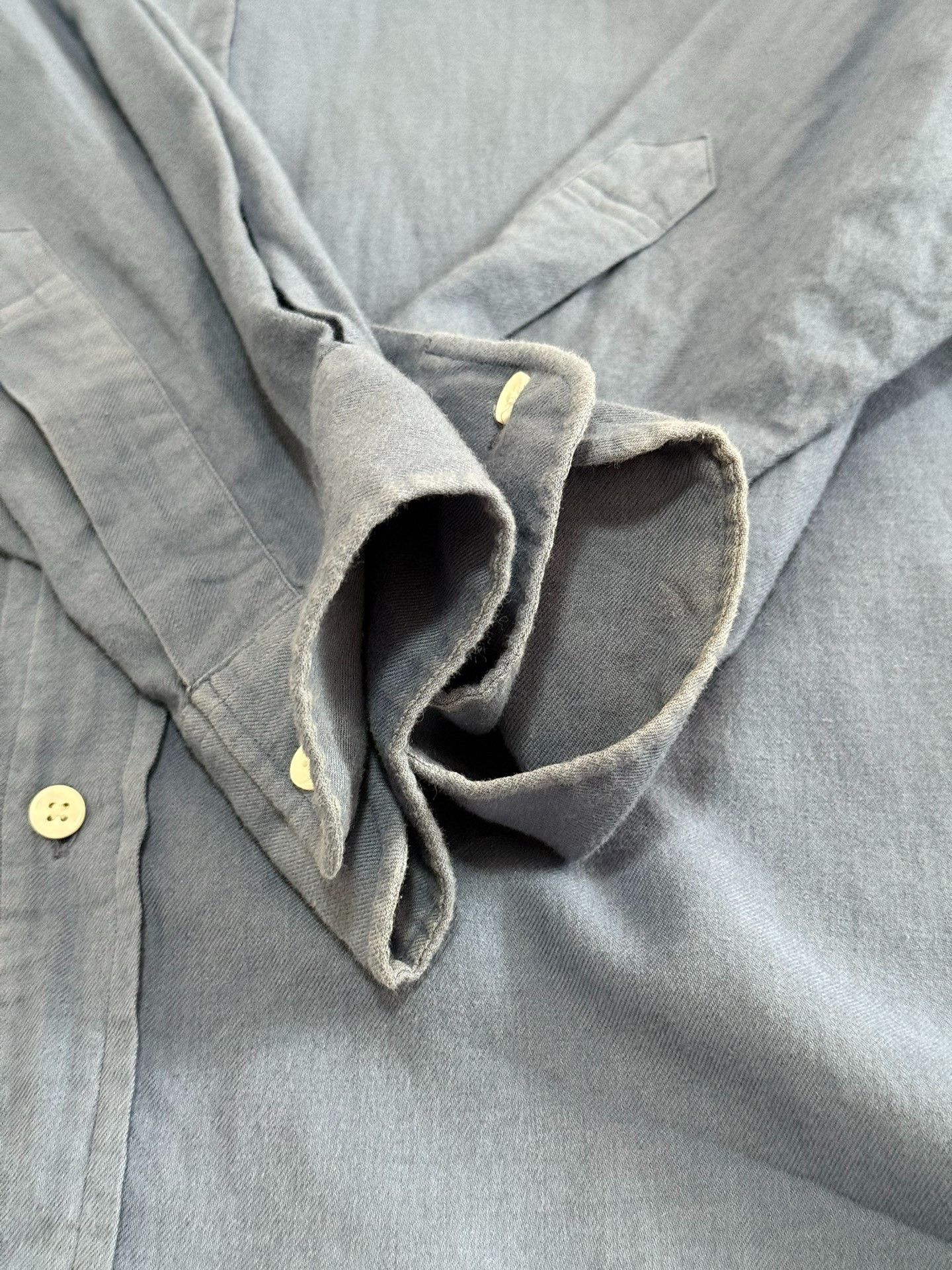 Herill HERILL Cashmere Cotton Regular Collar Shirt Size US M / EU 48-50 / 2 - 4 Thumbnail