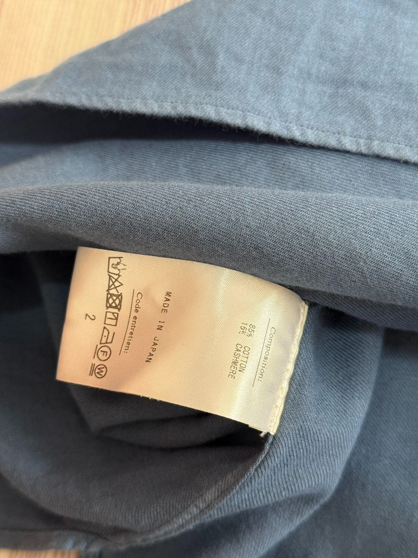 Herill HERILL Cashmere Cotton Regular Collar Shirt Size US M / EU 48-50 / 2 - 6 Thumbnail