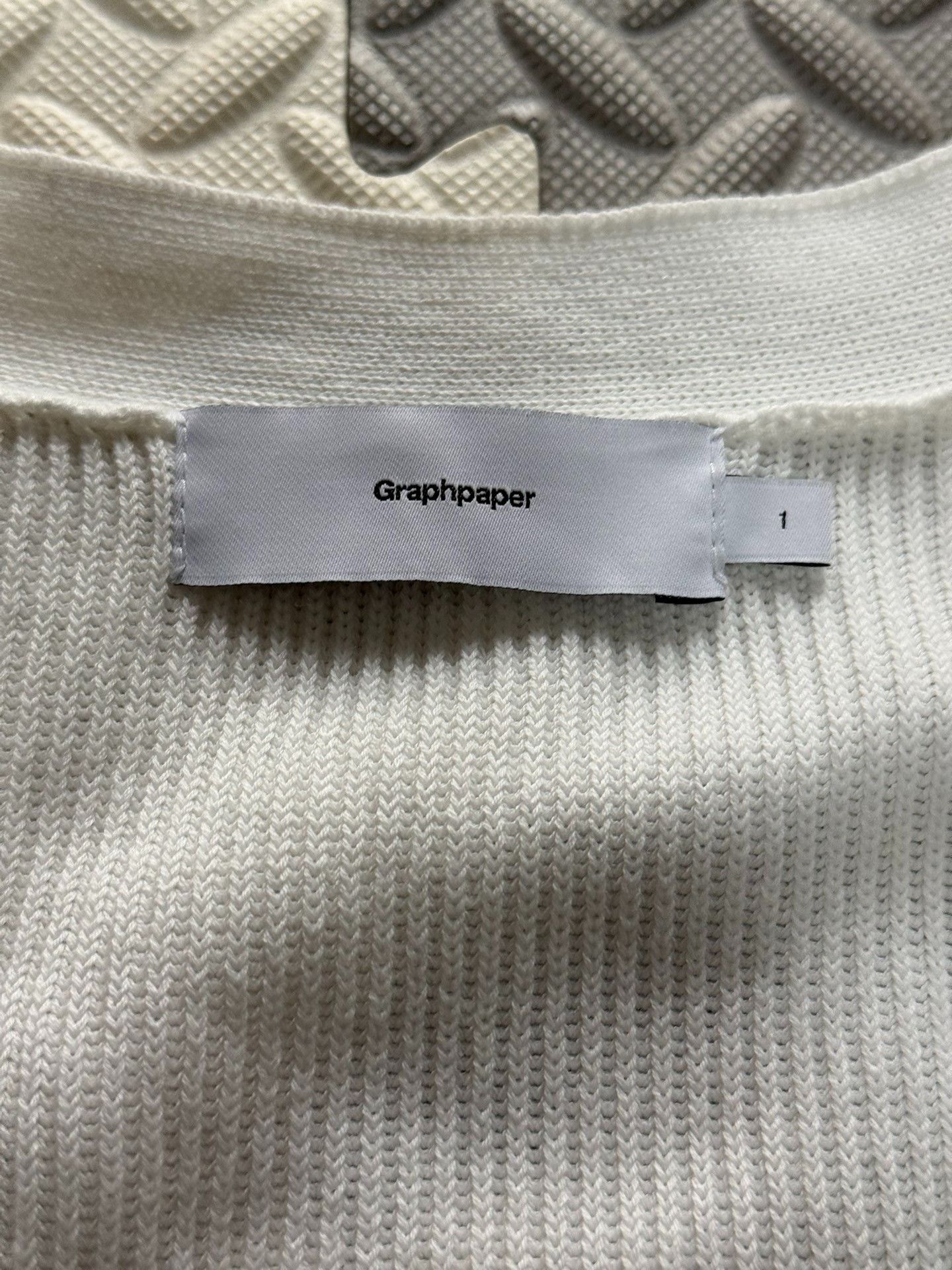 Graphpaper Graphpaper High-Density Knit Cardigan Size US S / EU 44-46 / 1 - 3 Thumbnail