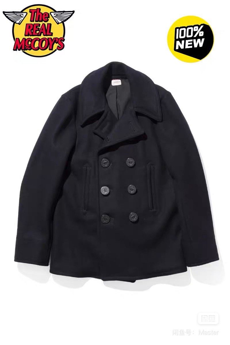 The Real McCoy's The Real McCoy's Wool Peacoat Size US M / EU 48-50 / 2 - 9 Thumbnail