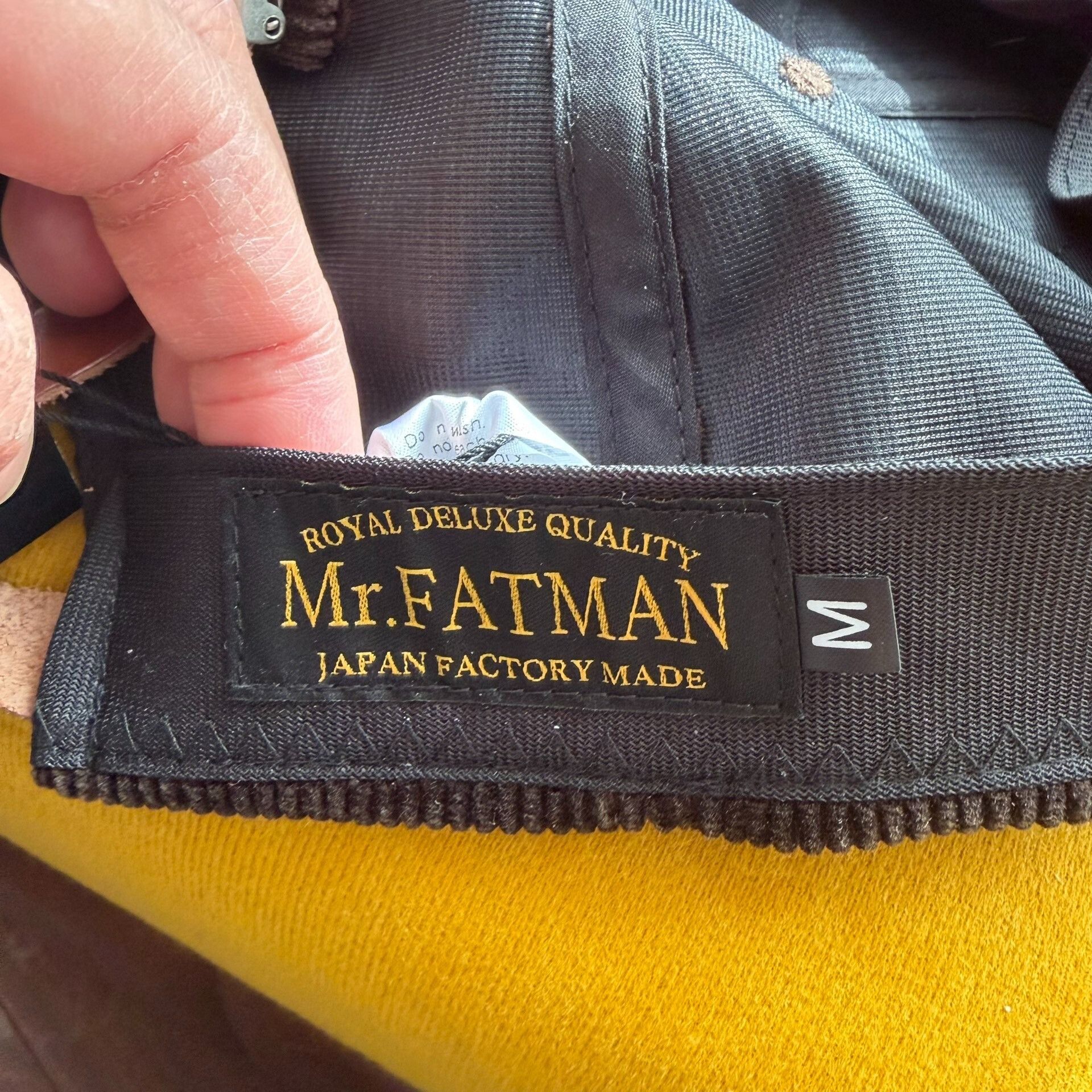 Fat Tokyo Mr.Fatman Corduroy Wappen BB Cap Size ONE SIZE - 8 Thumbnail