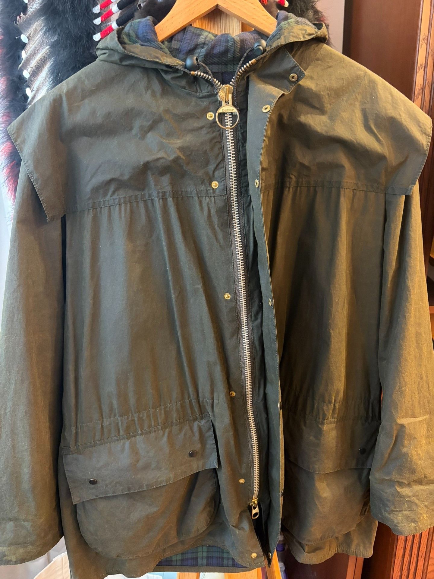 Vintage Vintage Barbour Durdam Wax Jacket Size US M / EU 48-50 / 2 - 8 Thumbnail