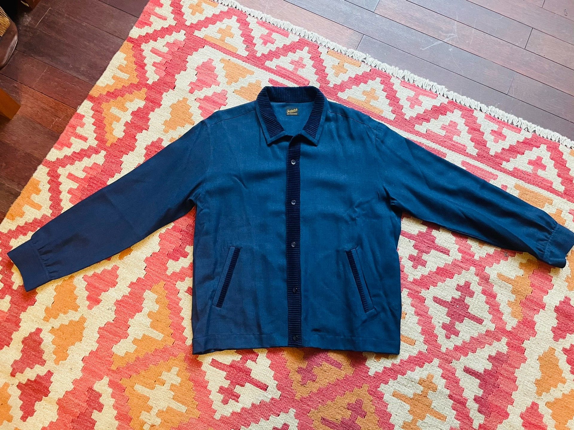 Tenderloin Navy Mexican Gang Shirt Jacket Size US XL / EU 56 / 4 - 3 Thumbnail