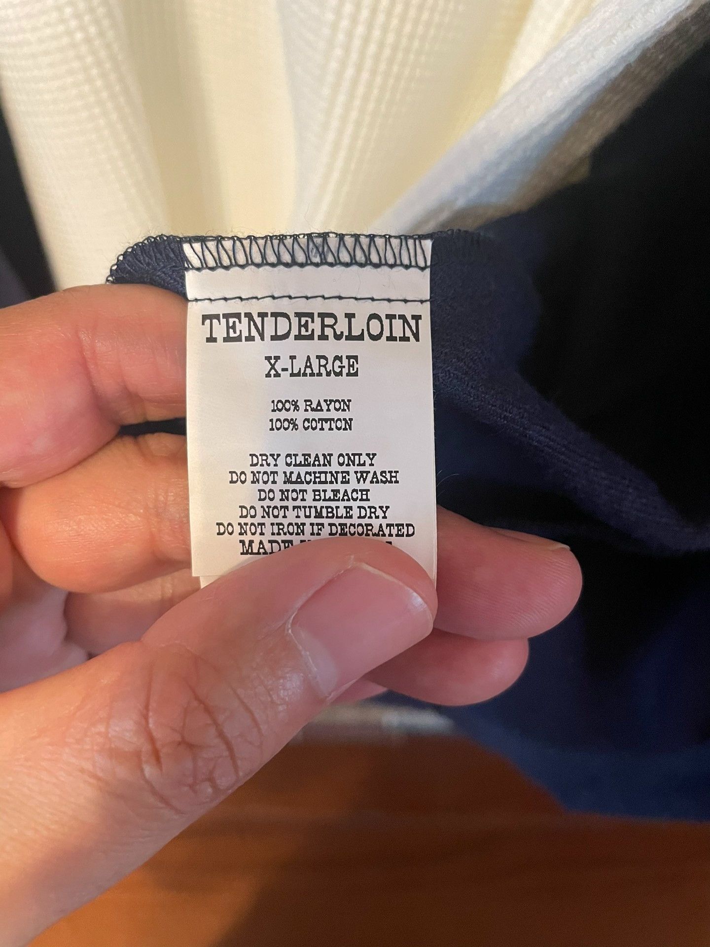Tenderloin Navy Mexican Gang Shirt Jacket Size US XL / EU 56 / 4 - 8 Thumbnail